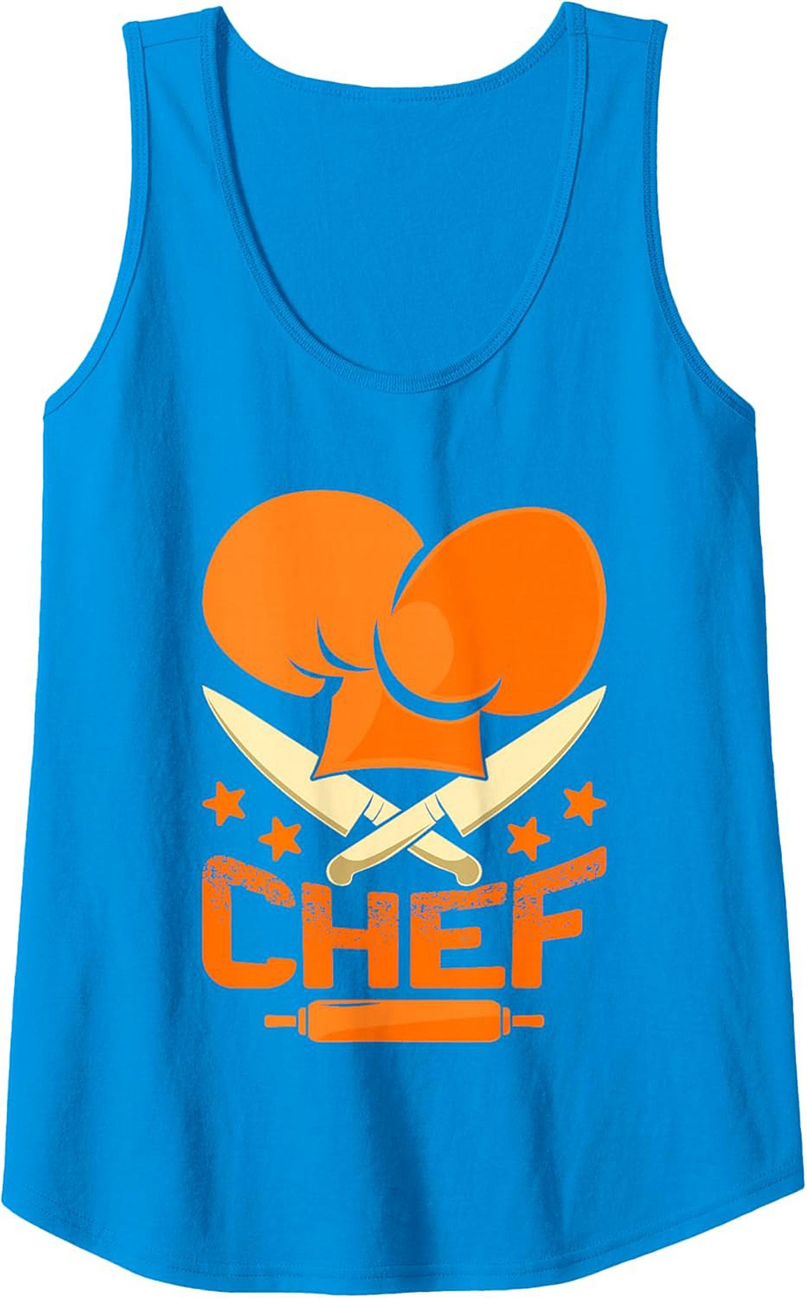 Chef Tank Top Culinary Graphic Tank for Summer Wear