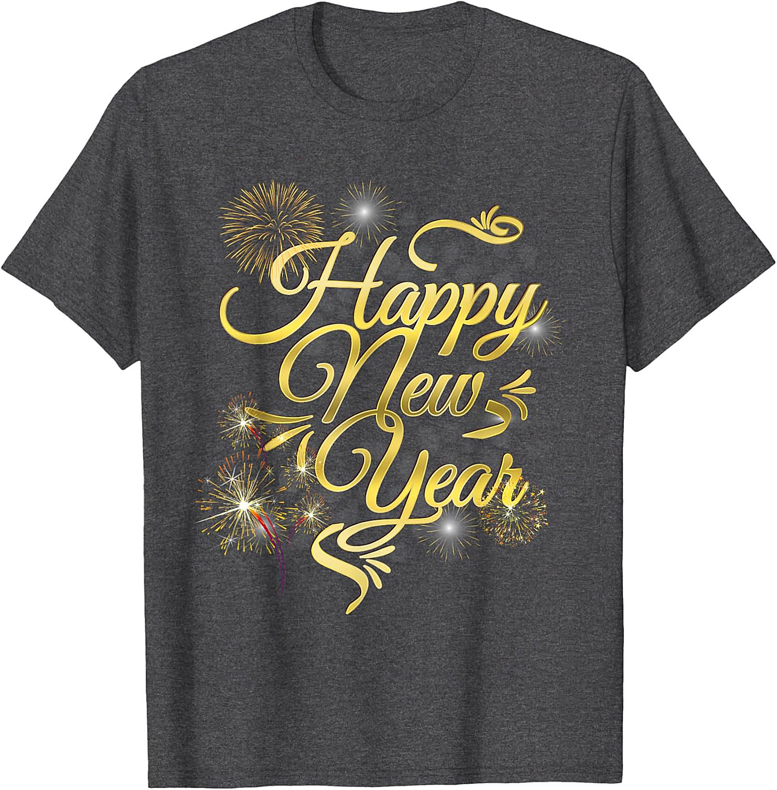 Happy New Year Graphic Tee Festive Unisex Shirt