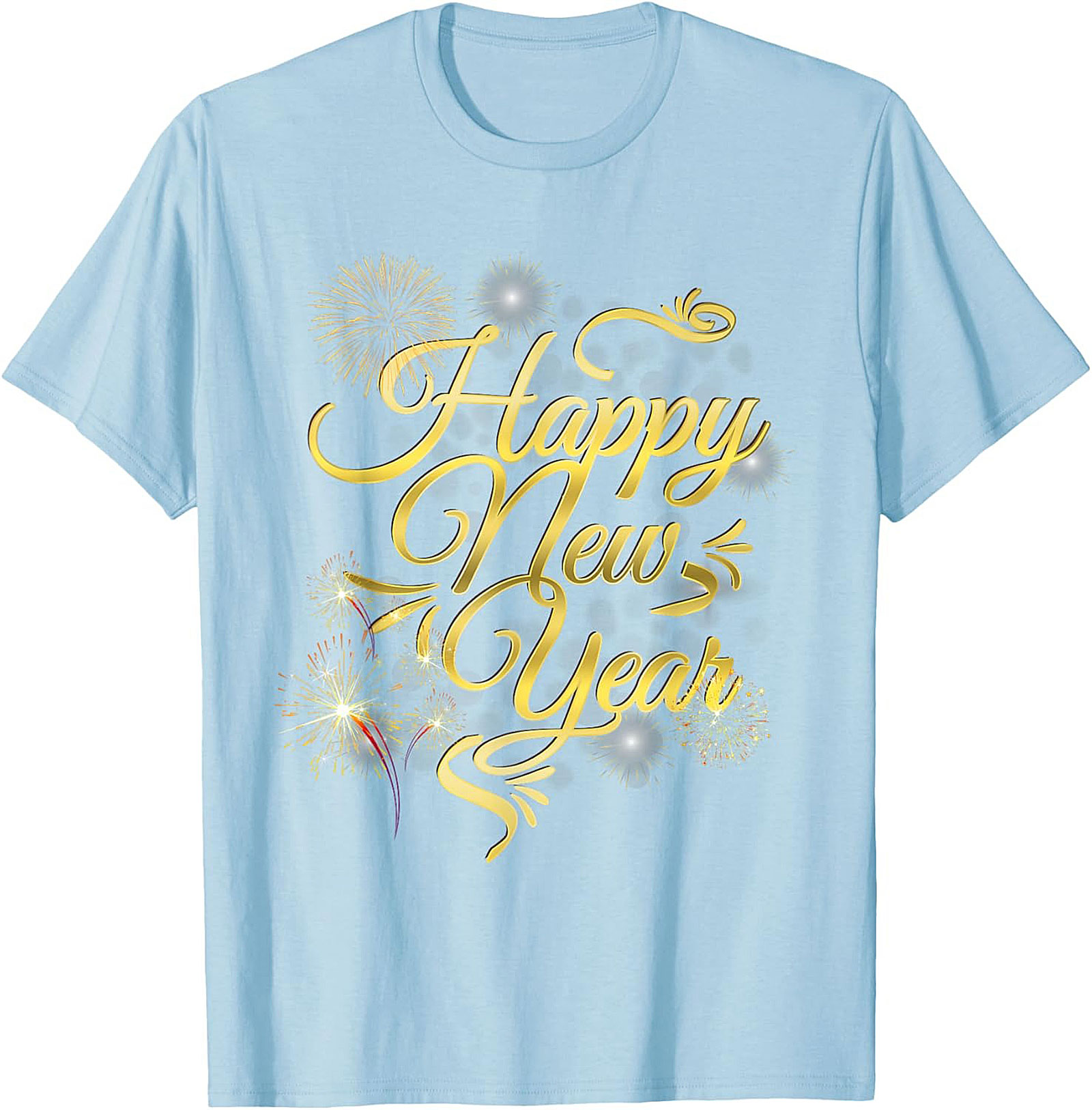 Happy New Year Graphic Tee Festive Unisex Shirt