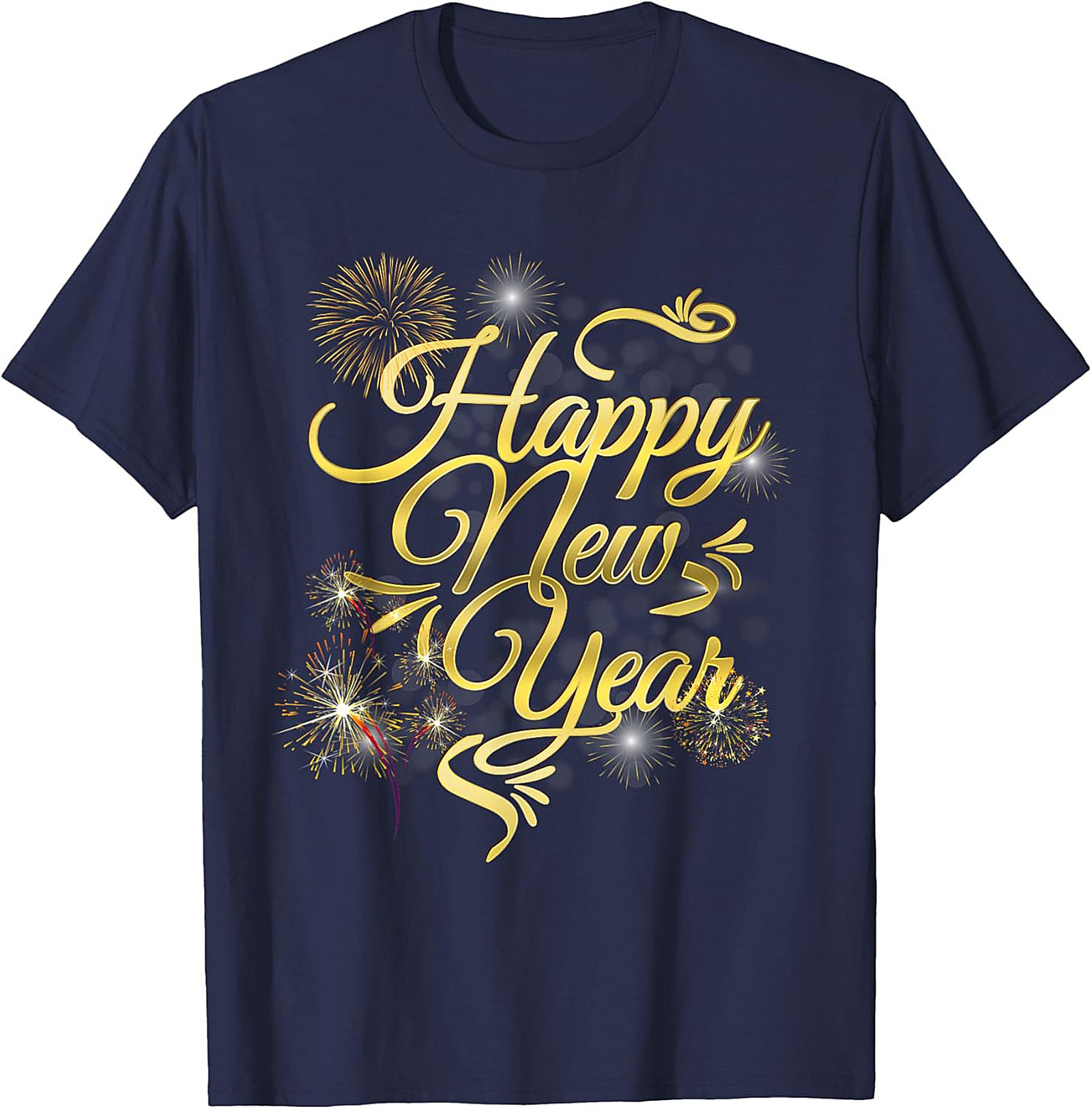 Happy New Year Graphic Tee Festive Unisex Shirt