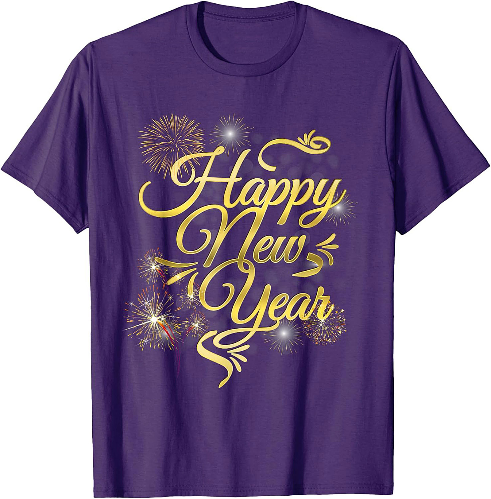Happy New Year Graphic Tee Festive Unisex Shirt