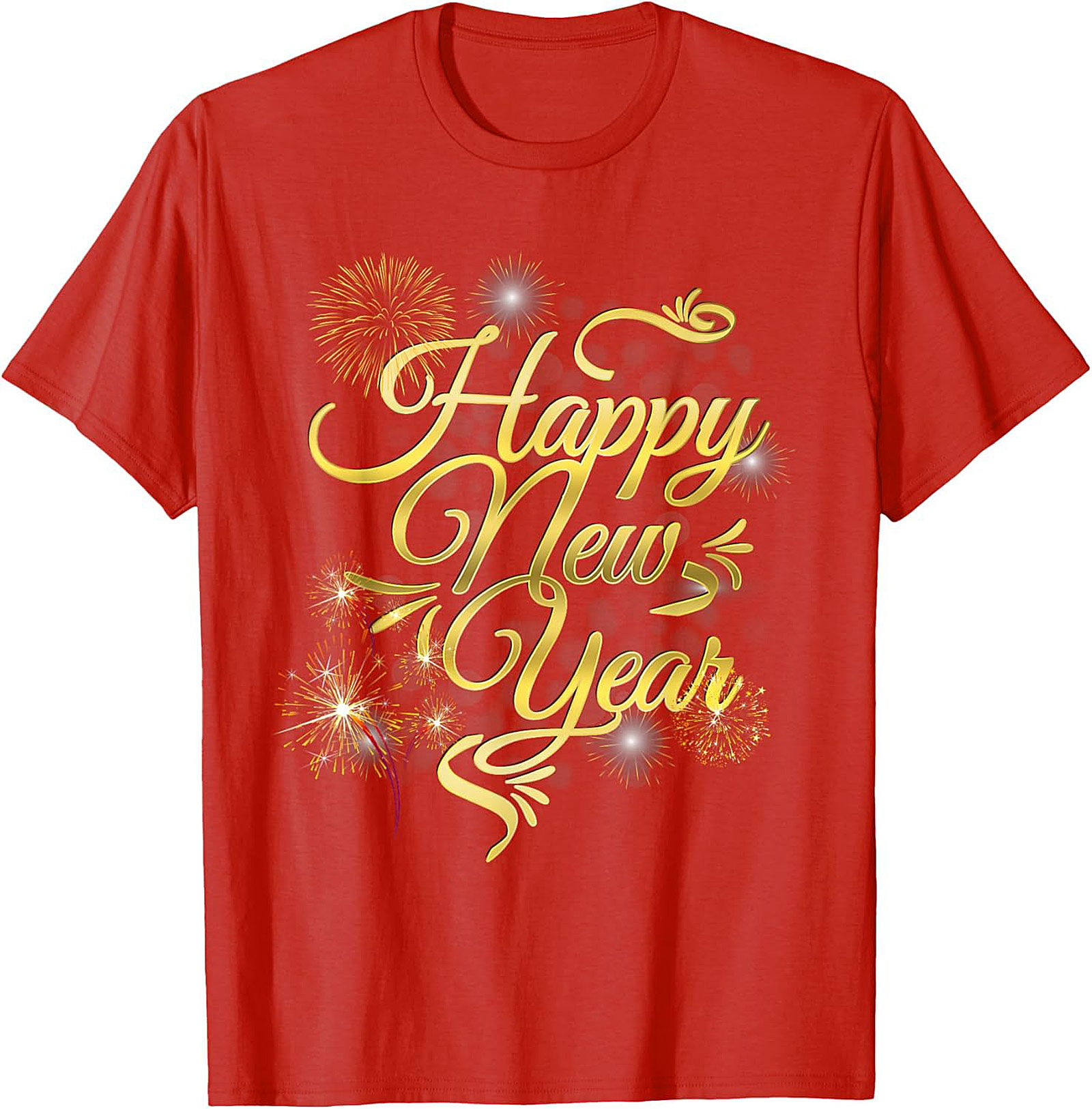 Happy New Year Graphic Tee Festive Unisex Shirt