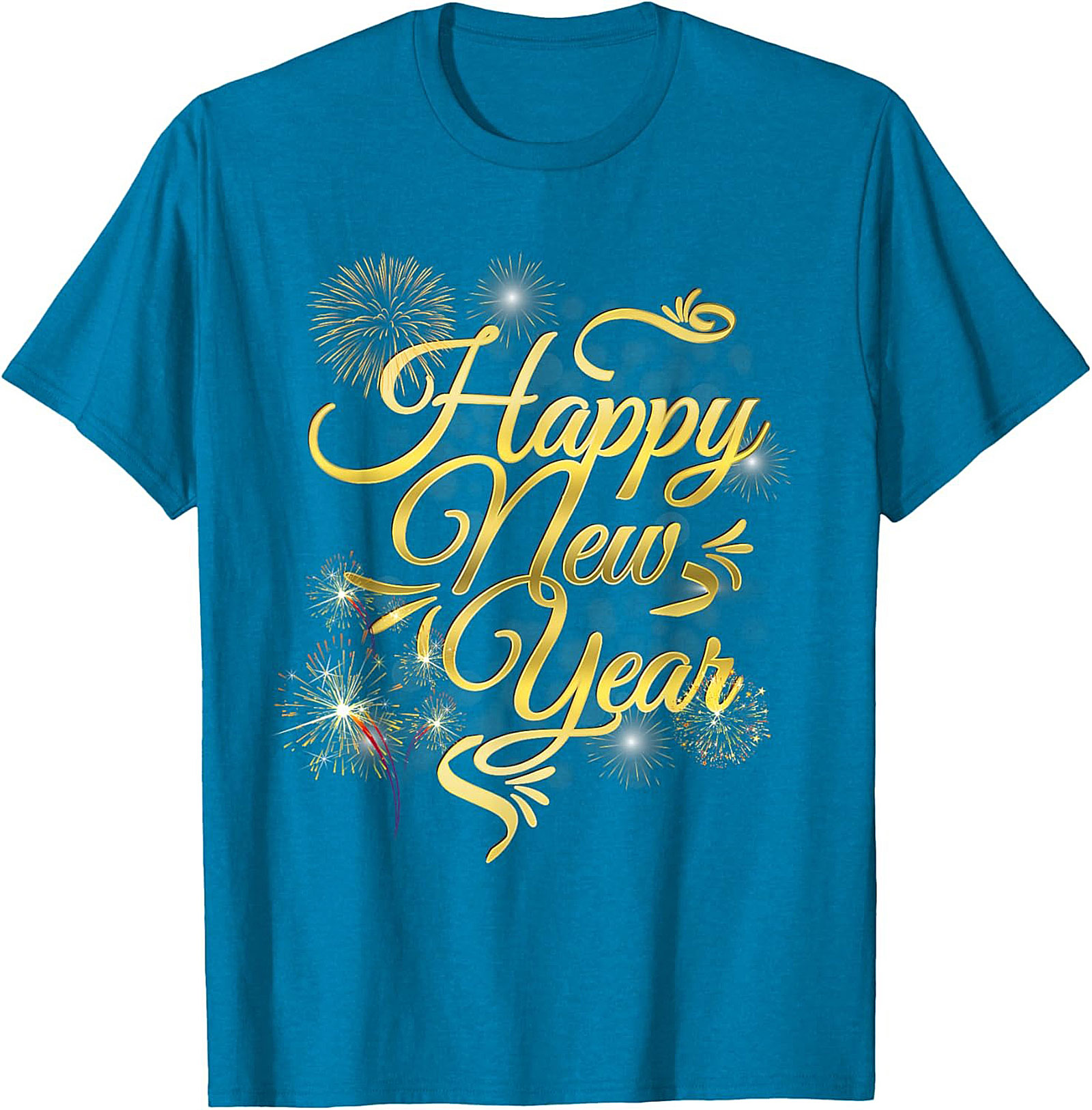 Happy New Year Graphic Tee Festive Unisex Shirt
