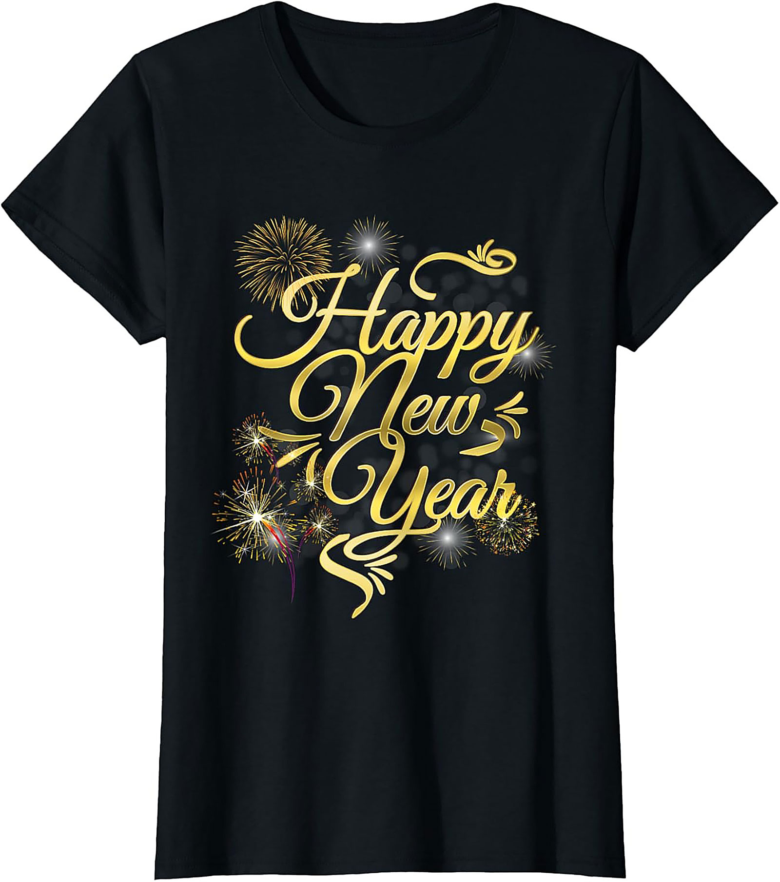Happy New Year Graphic Tee Festive Unisex Shirt