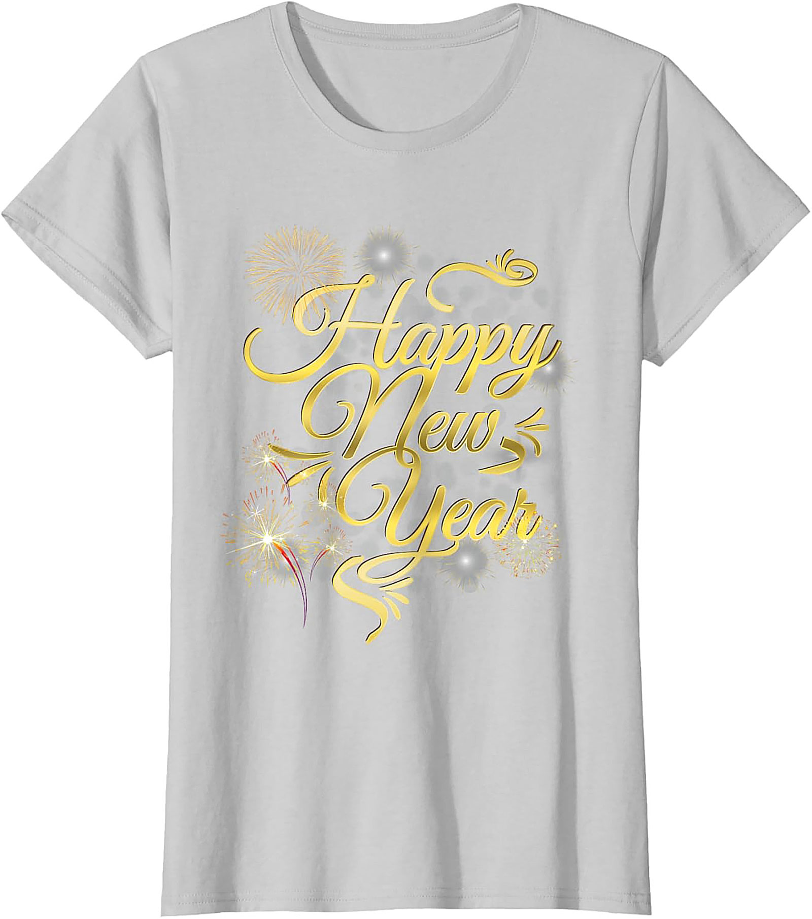 Happy New Year Graphic Tee Festive Unisex Shirt