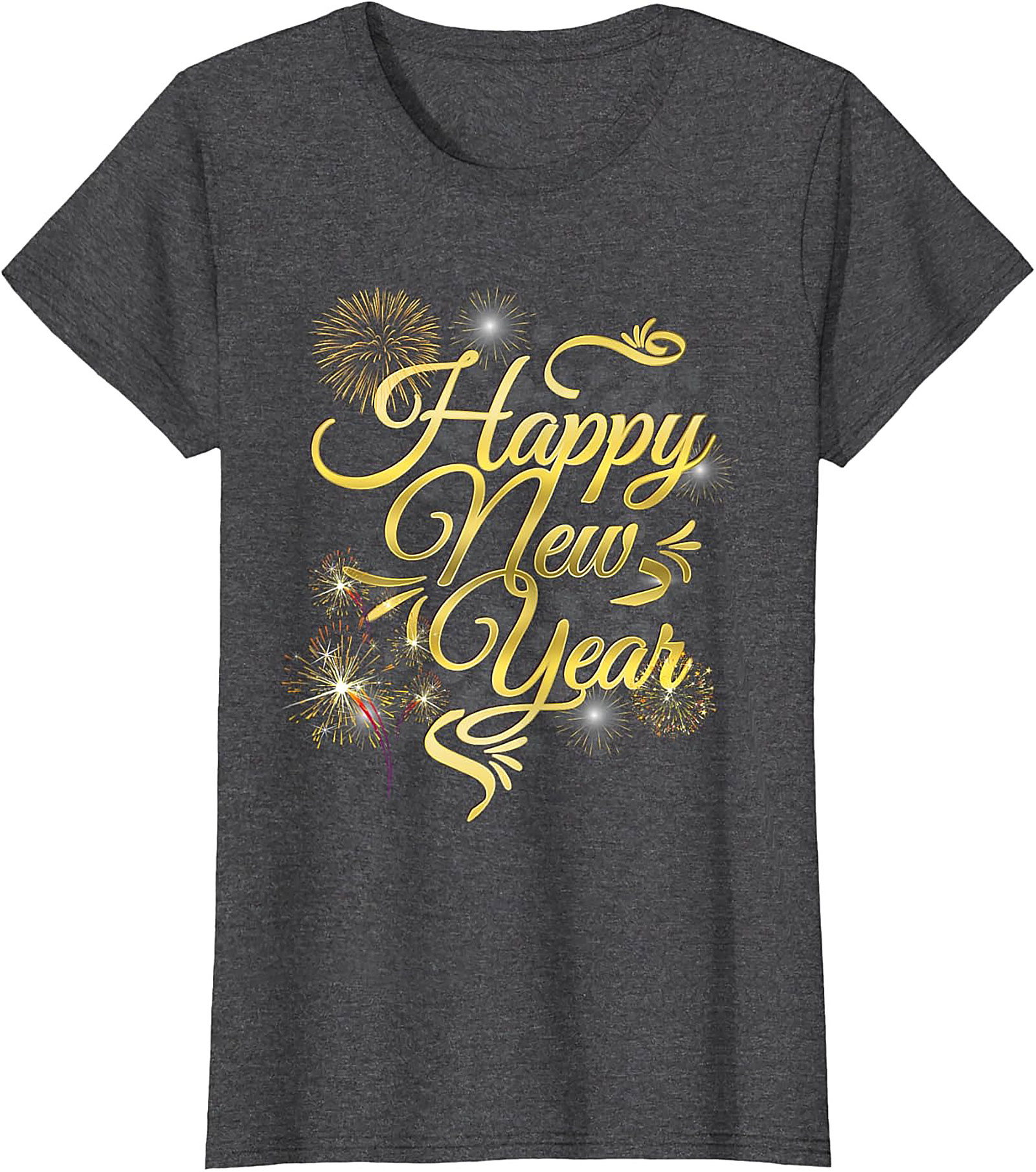 Happy New Year Graphic Tee Festive Unisex Shirt