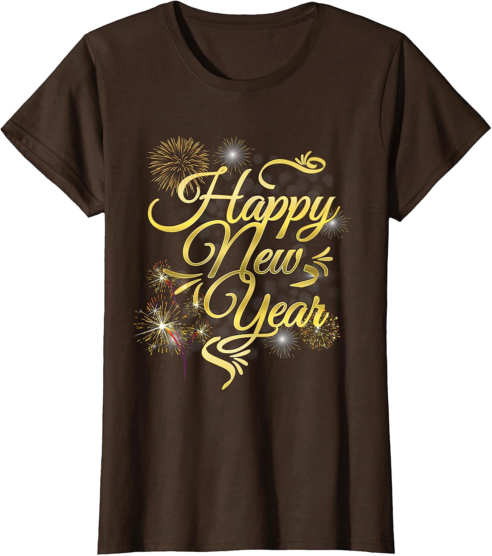 Happy New Year Graphic Tee Festive Unisex Shirt