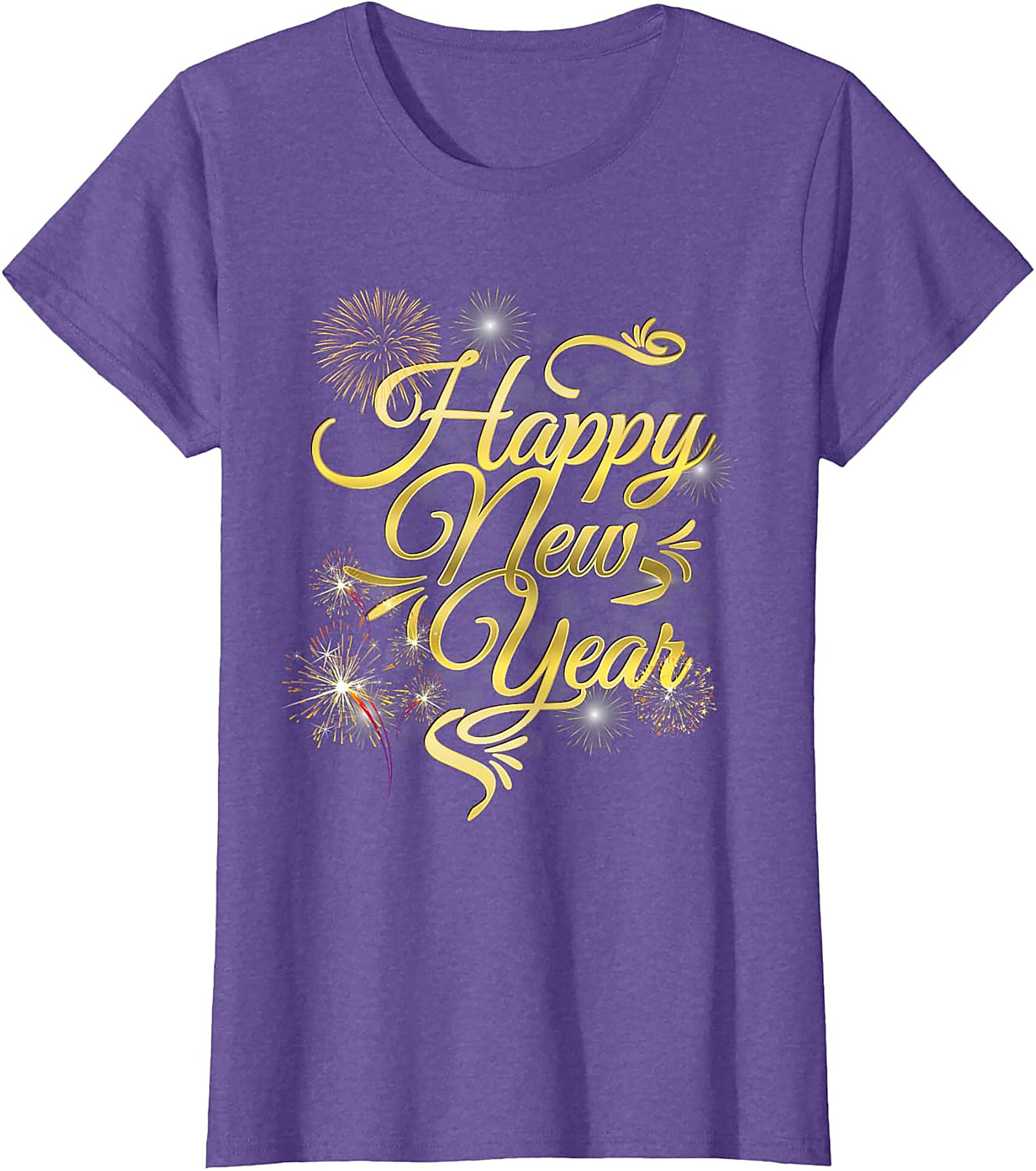 Happy New Year Graphic Tee Festive Unisex Shirt