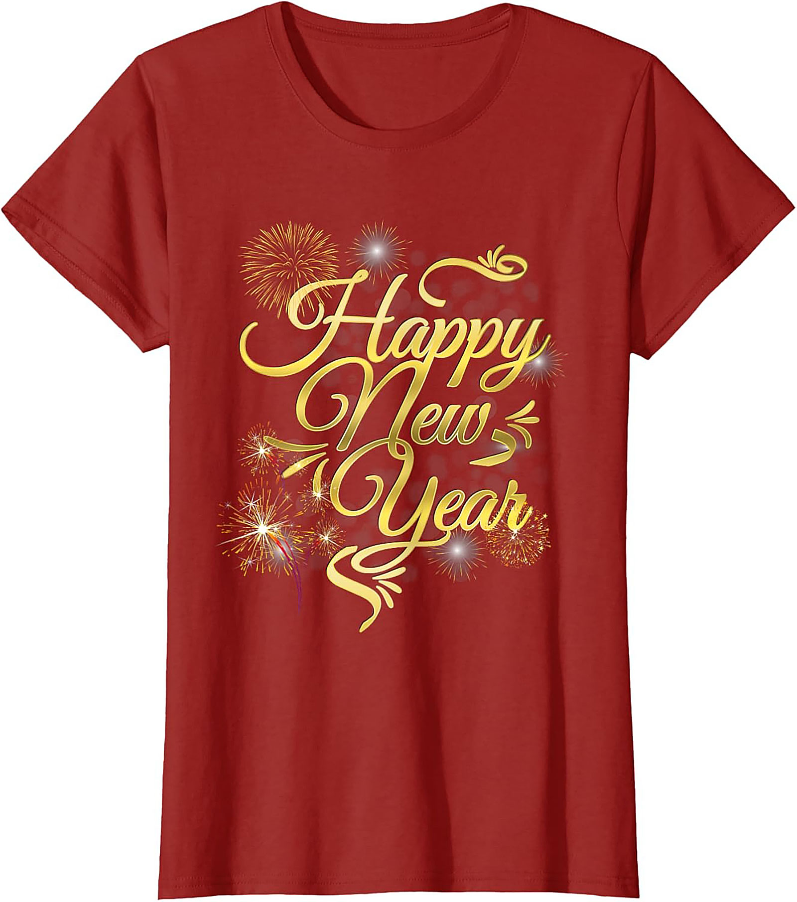 Happy New Year Graphic Tee Festive Unisex Shirt