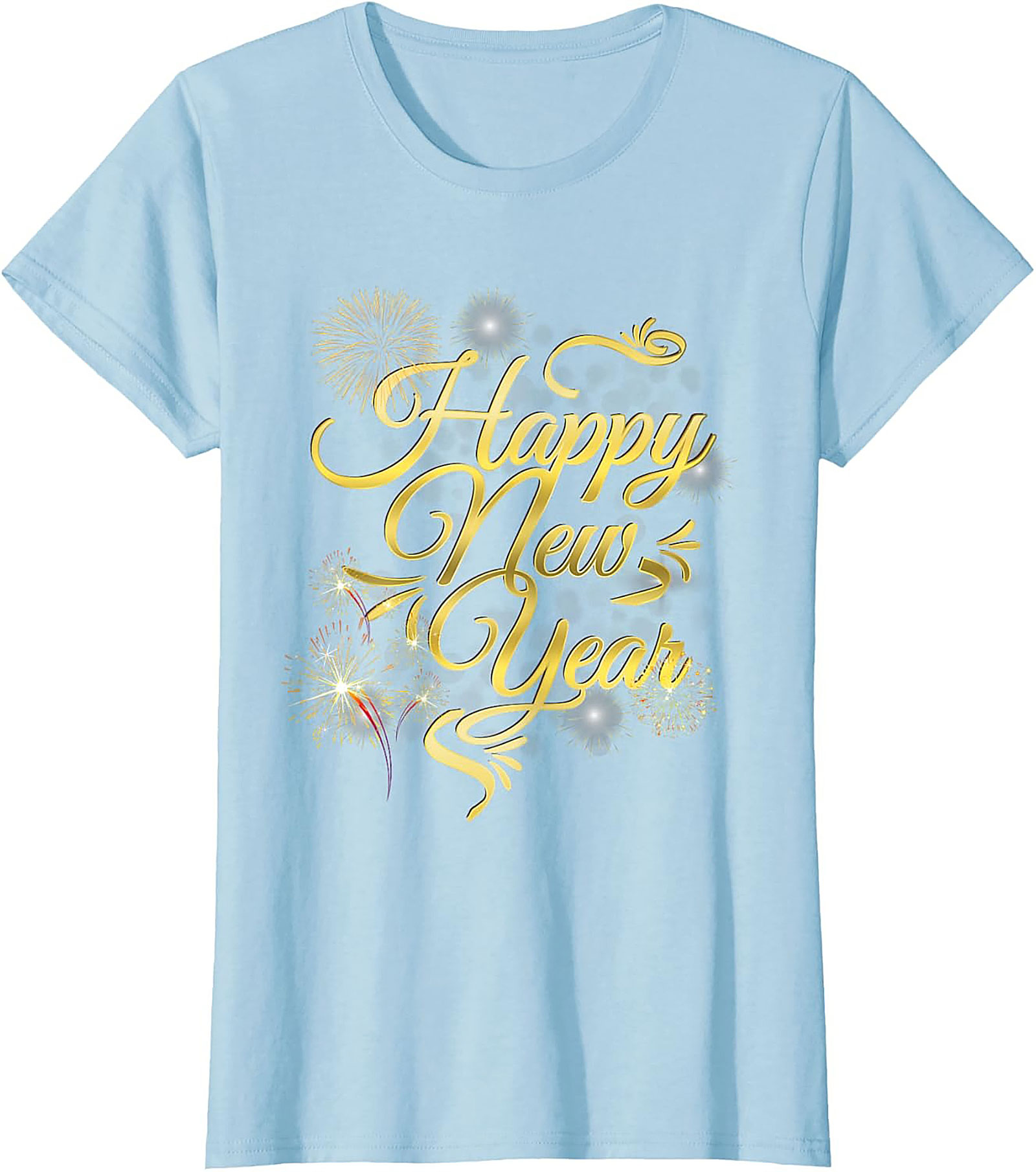 Happy New Year Graphic Tee Festive Unisex Shirt