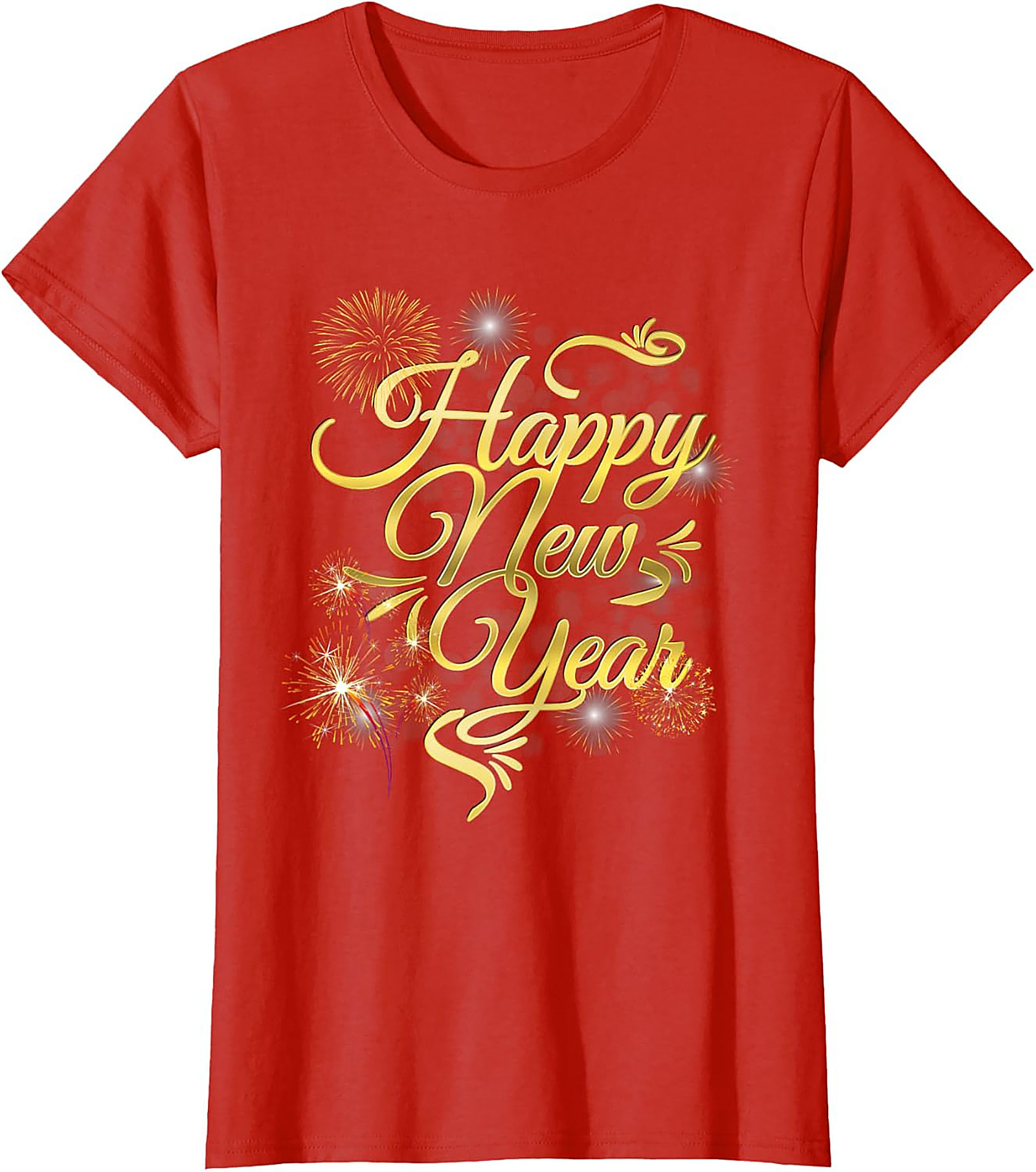 Happy New Year Graphic Tee Festive Unisex Shirt