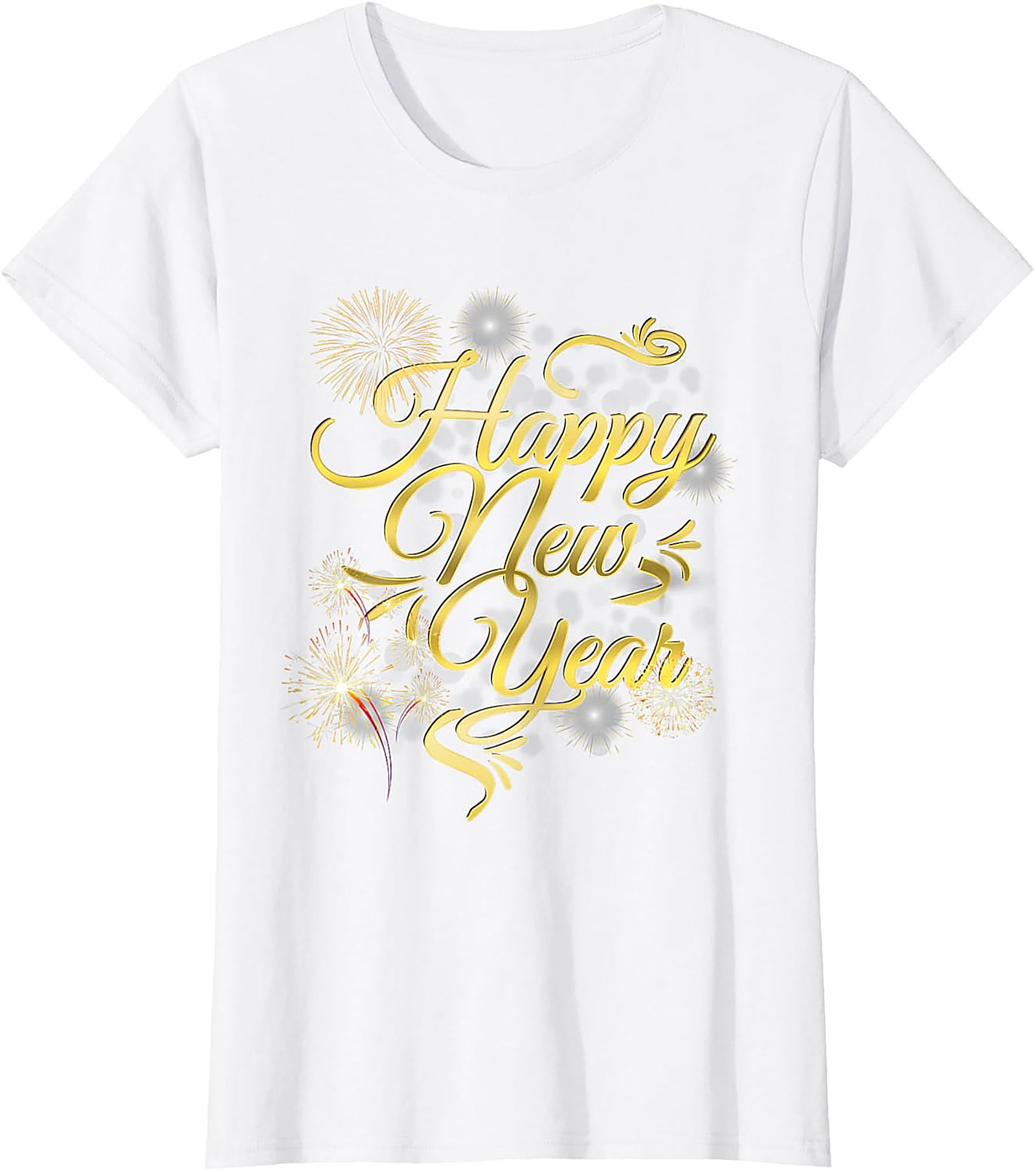 Happy New Year Graphic Tee Festive Unisex Shirt
