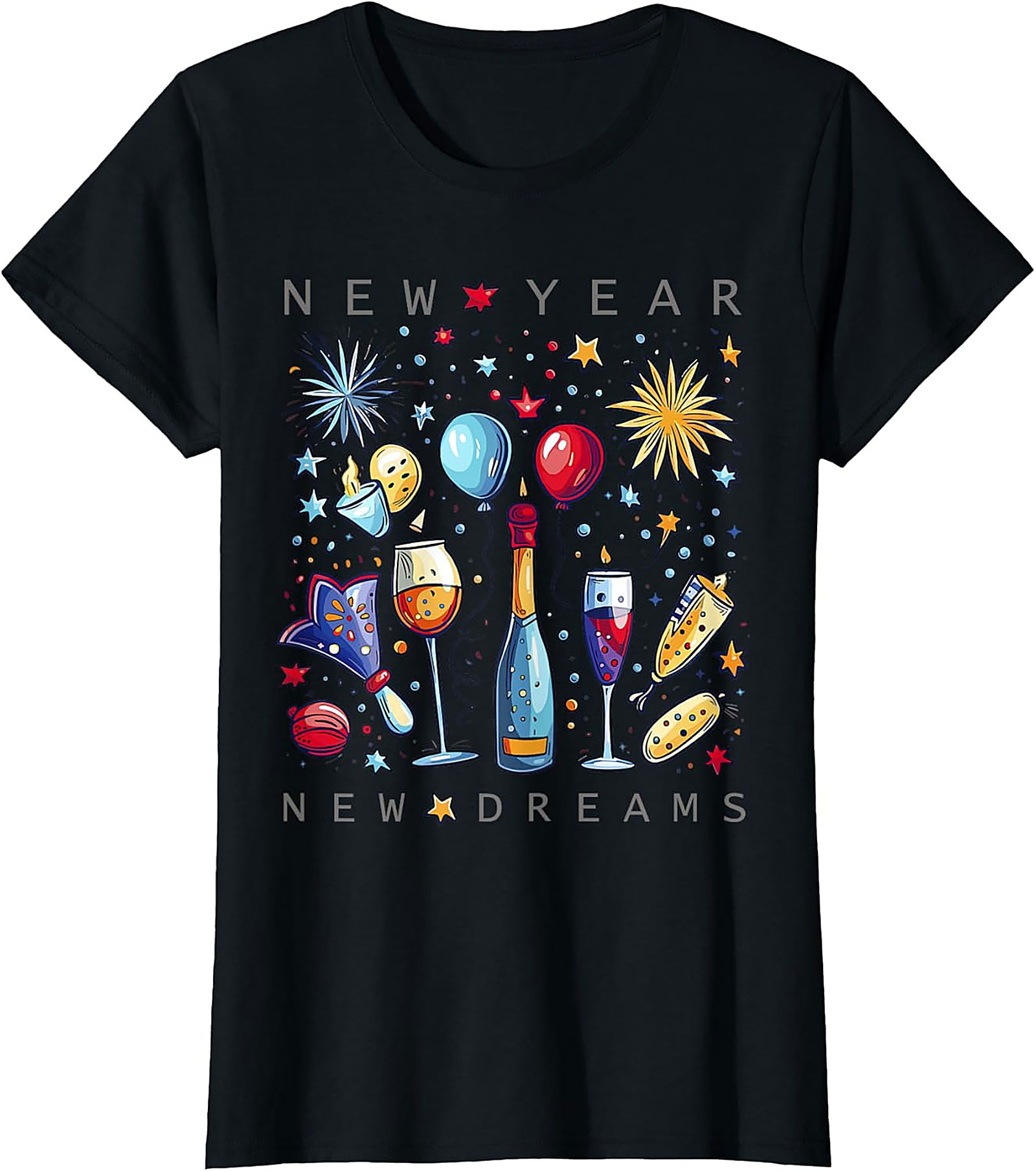 New Year's Eve Graphic Tee Pop the Champagne Unisex Shirt