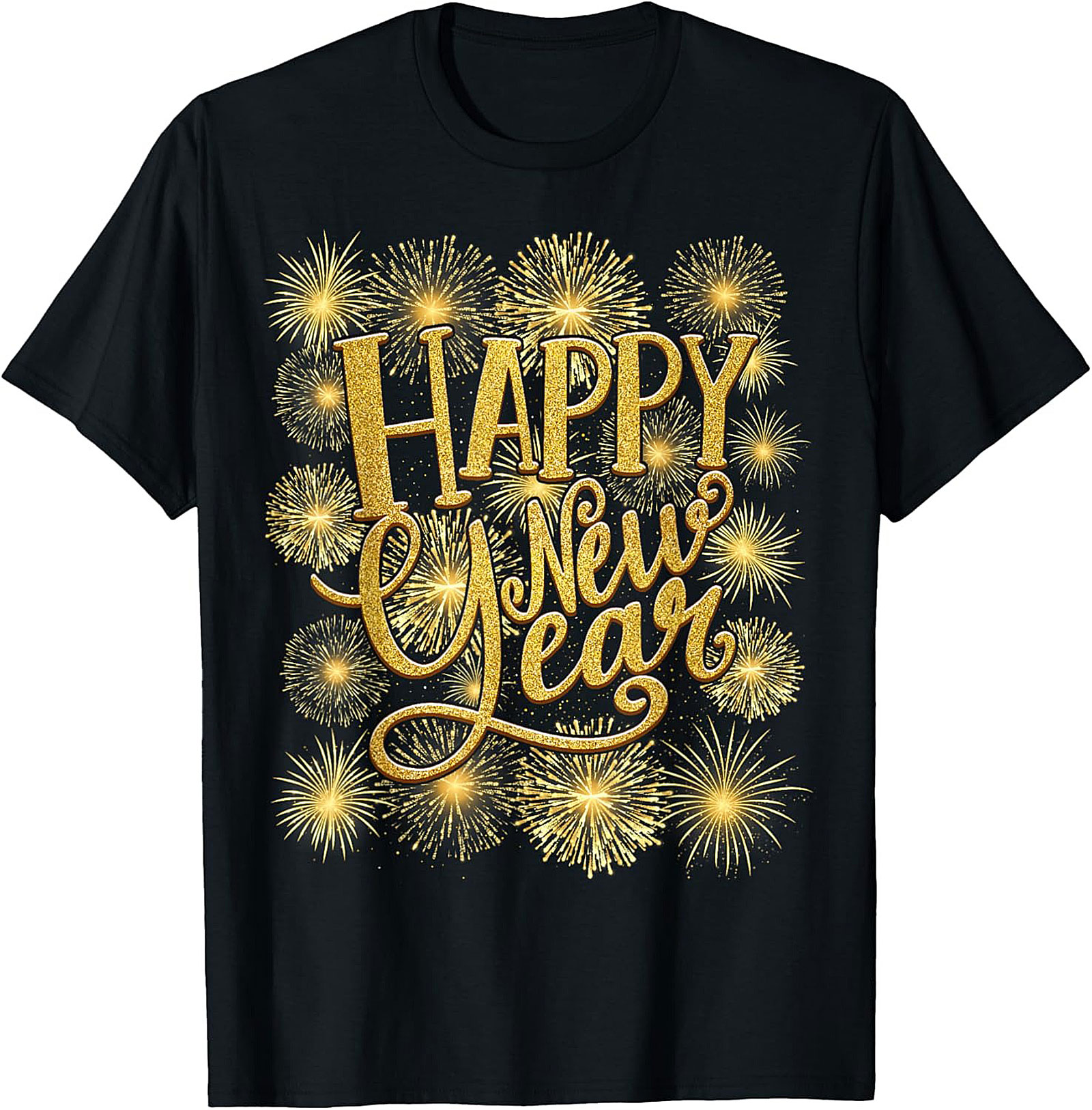 Happy New Year Graphic Tee Festive Unisex Celebration Shirt