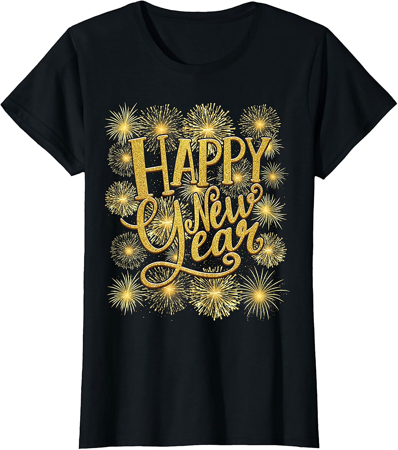 Happy New Year Graphic Tee Festive Unisex Celebration Shirt