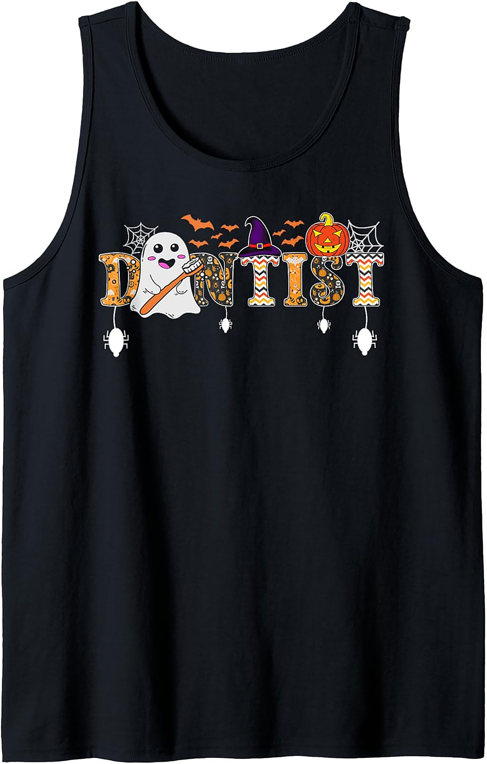 Halloween Dentist Tank Top | Spooky Dental Graphic Tank