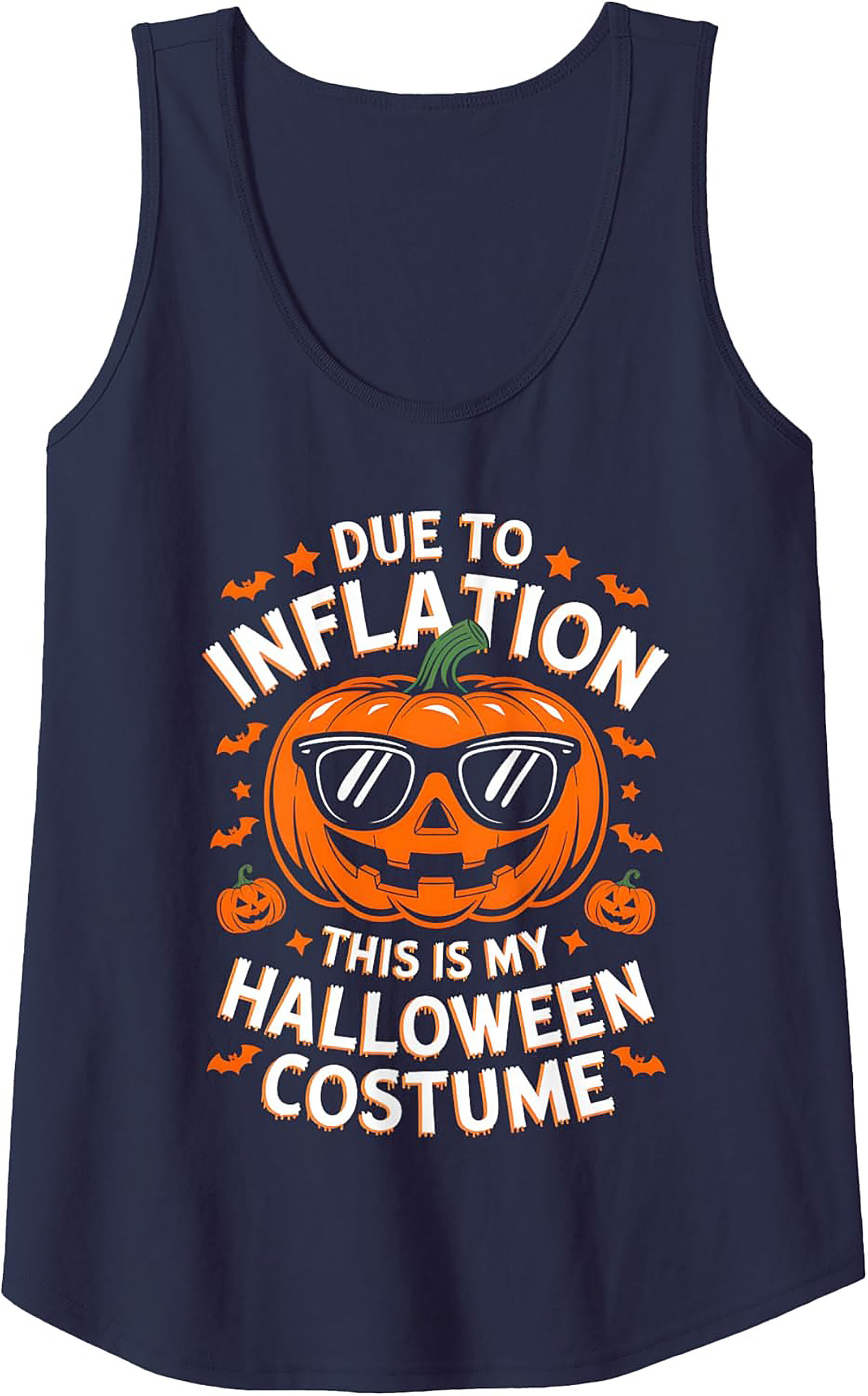 Funny Inflation Halloween Graphic Tank | Unisex Sleeveless Shirt
