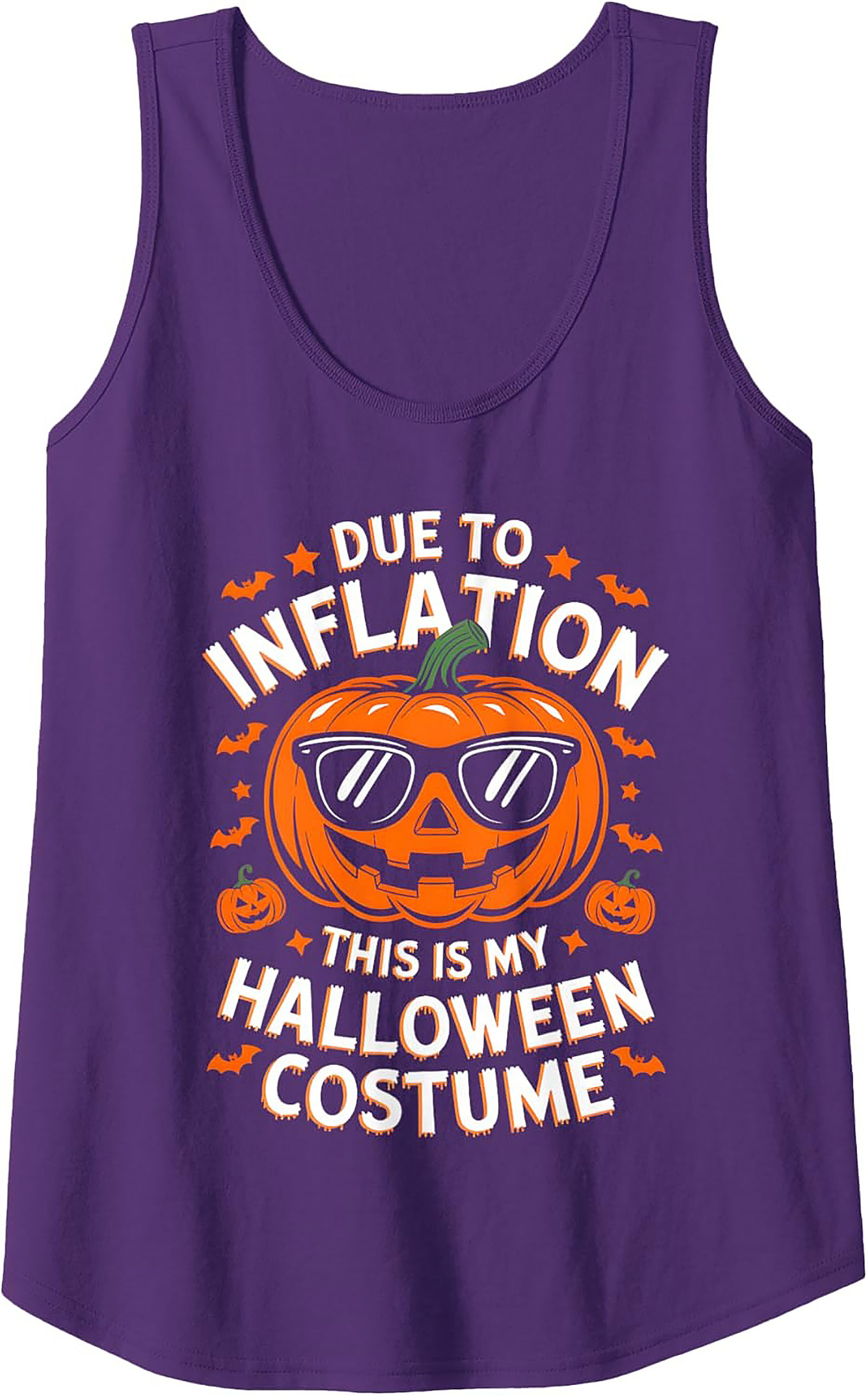 Funny Inflation Halloween Graphic Tank | Unisex Sleeveless Shirt