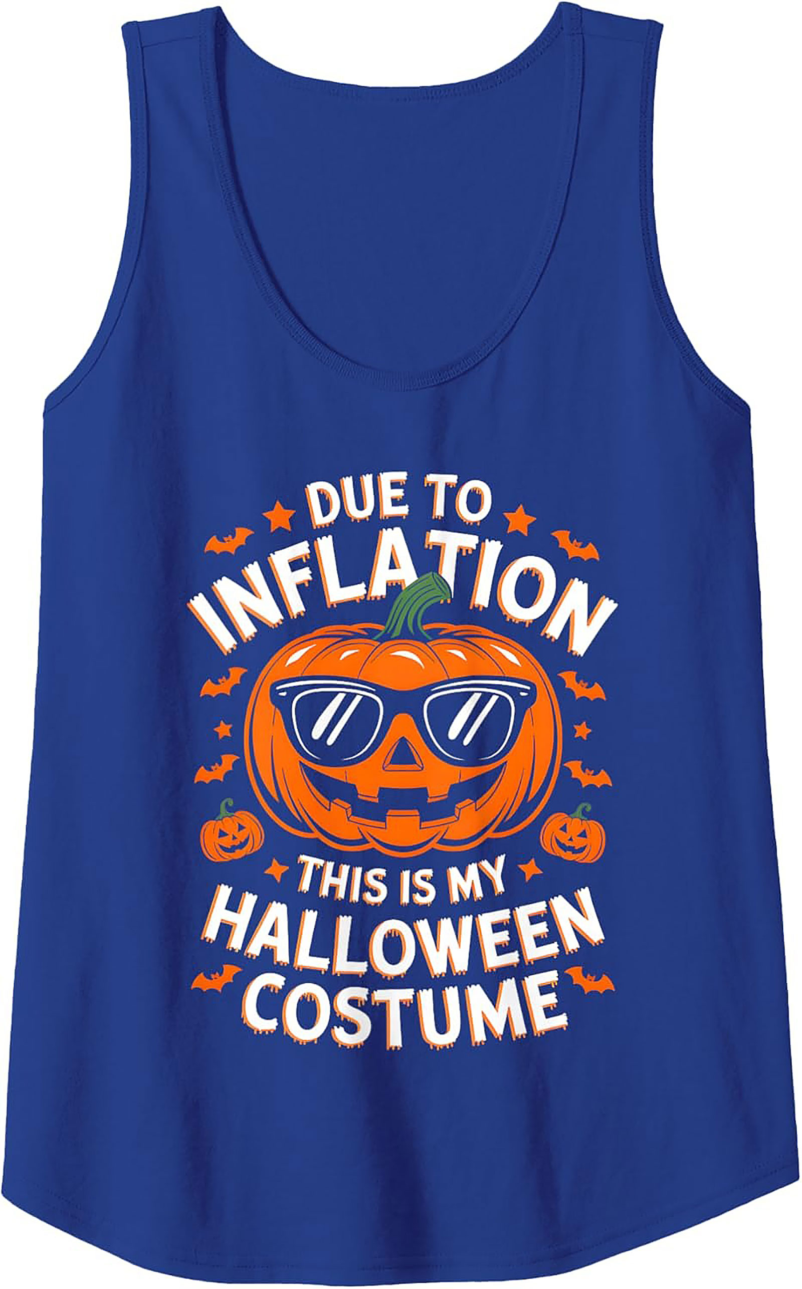 Funny Inflation Halloween Graphic Tank | Unisex Sleeveless Shirt