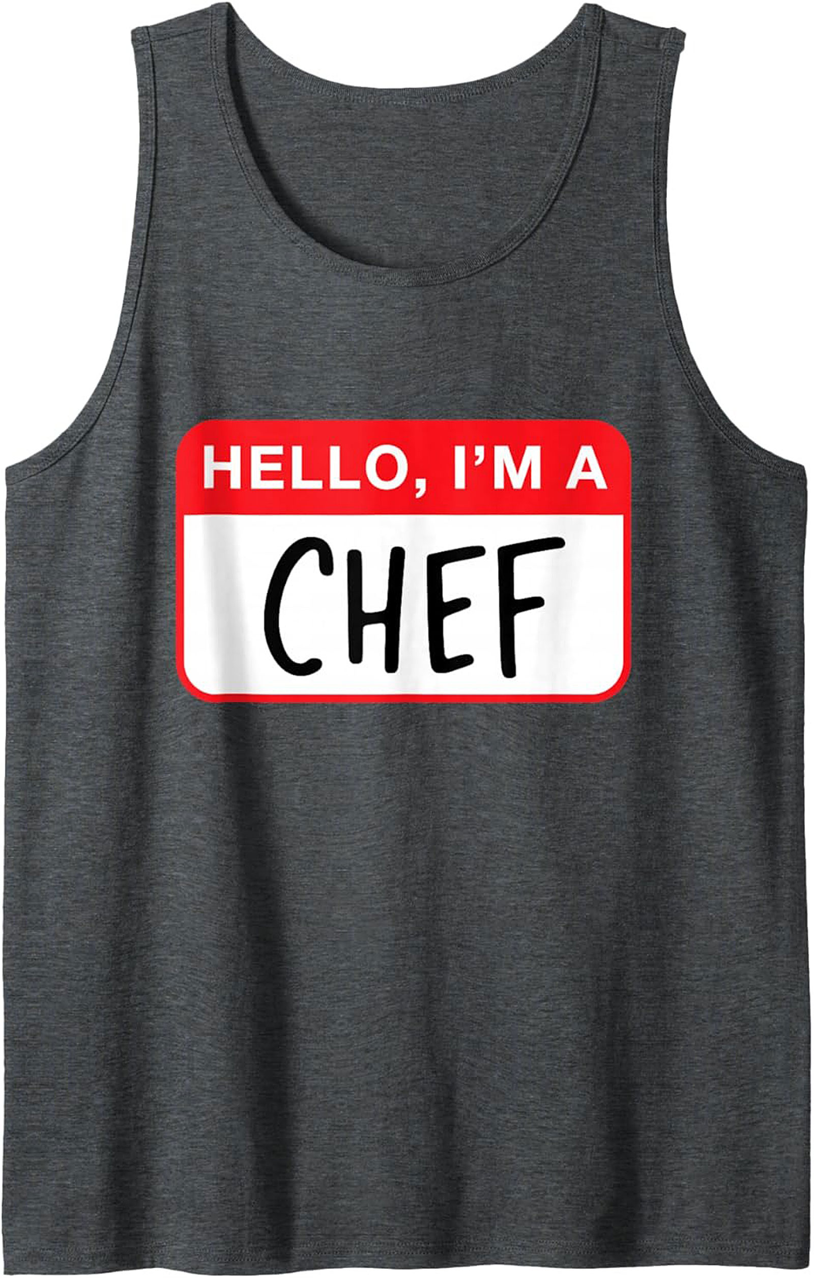 Chef Tank Top Funny Culinary Sleeveless Shirt Gift