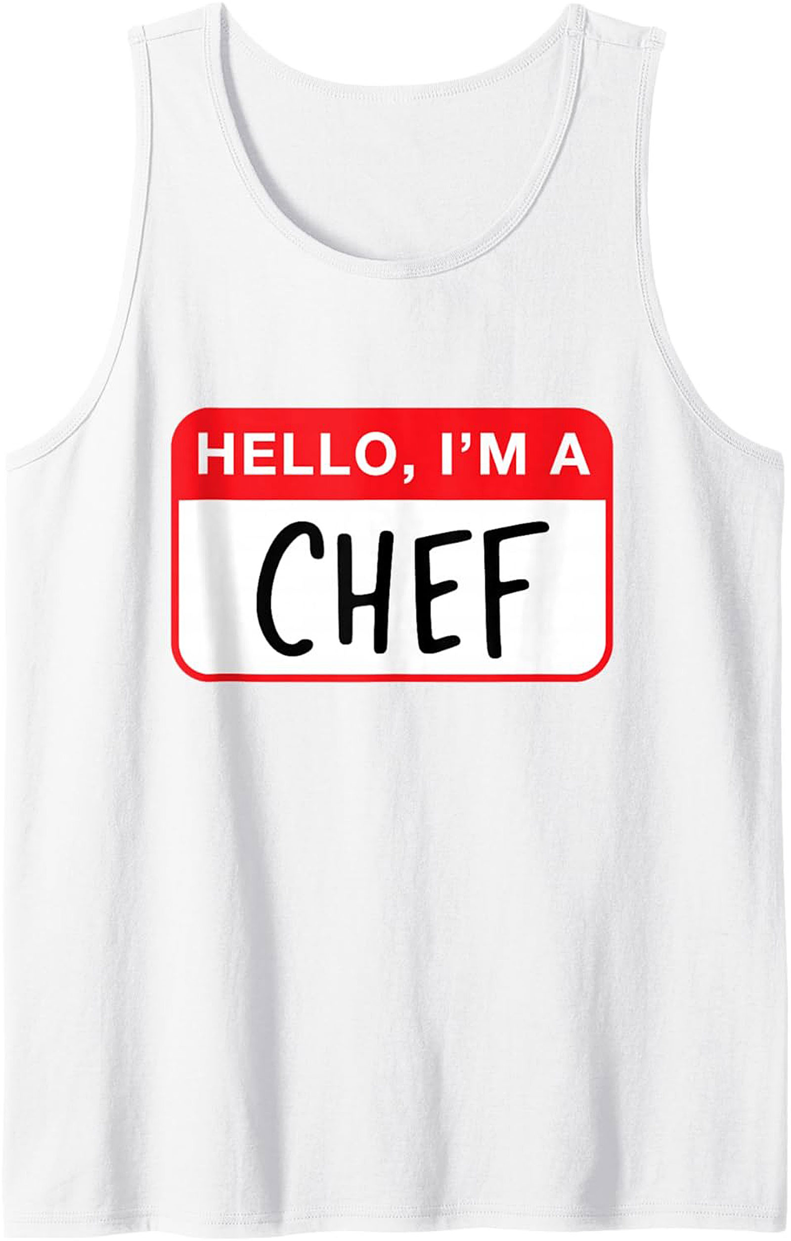 Chef Tank Top Funny Culinary Sleeveless Shirt Gift