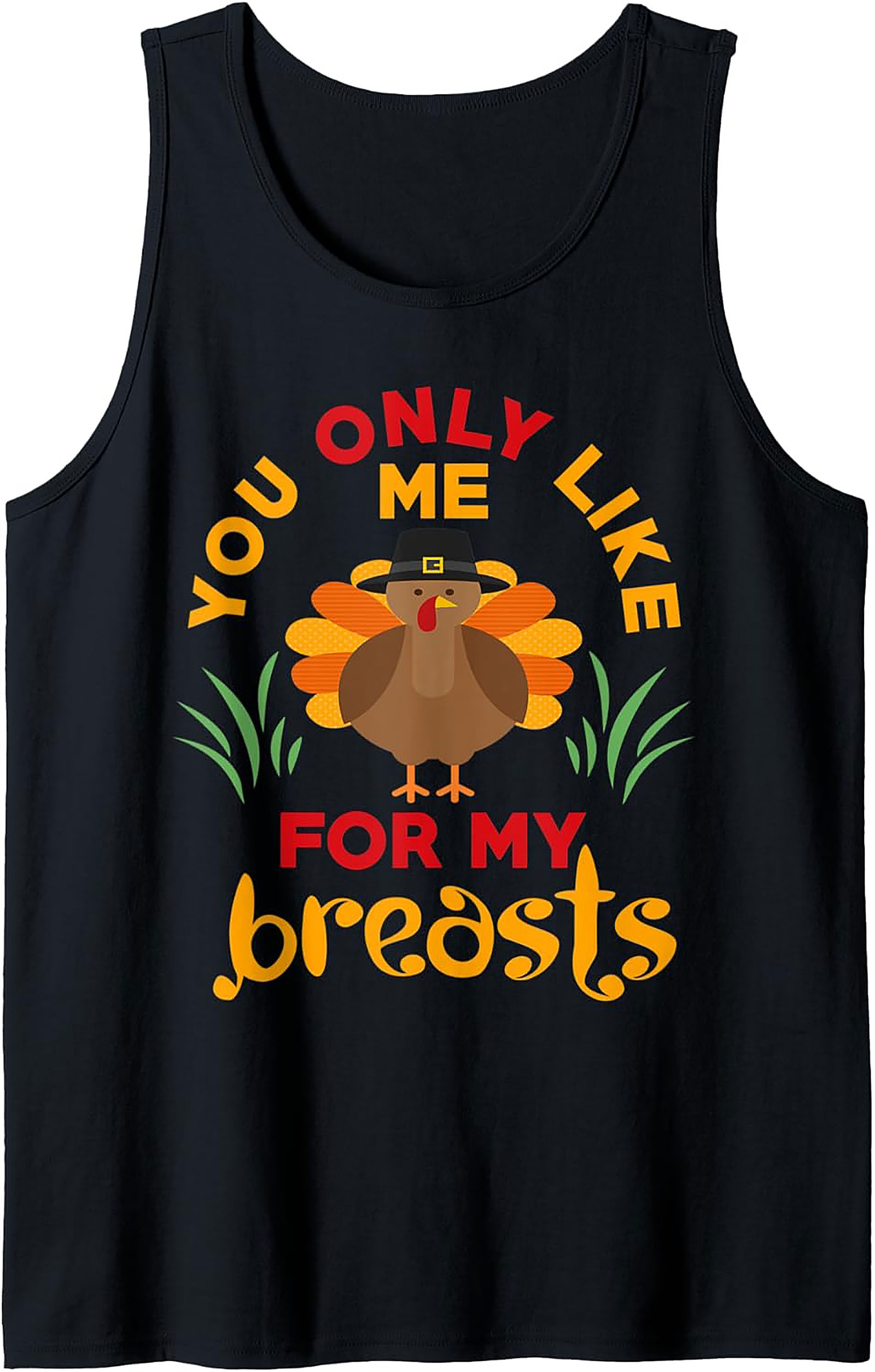 Funny Turkey Tank Top | Thanksgiving Sleeveless Shirt Gift