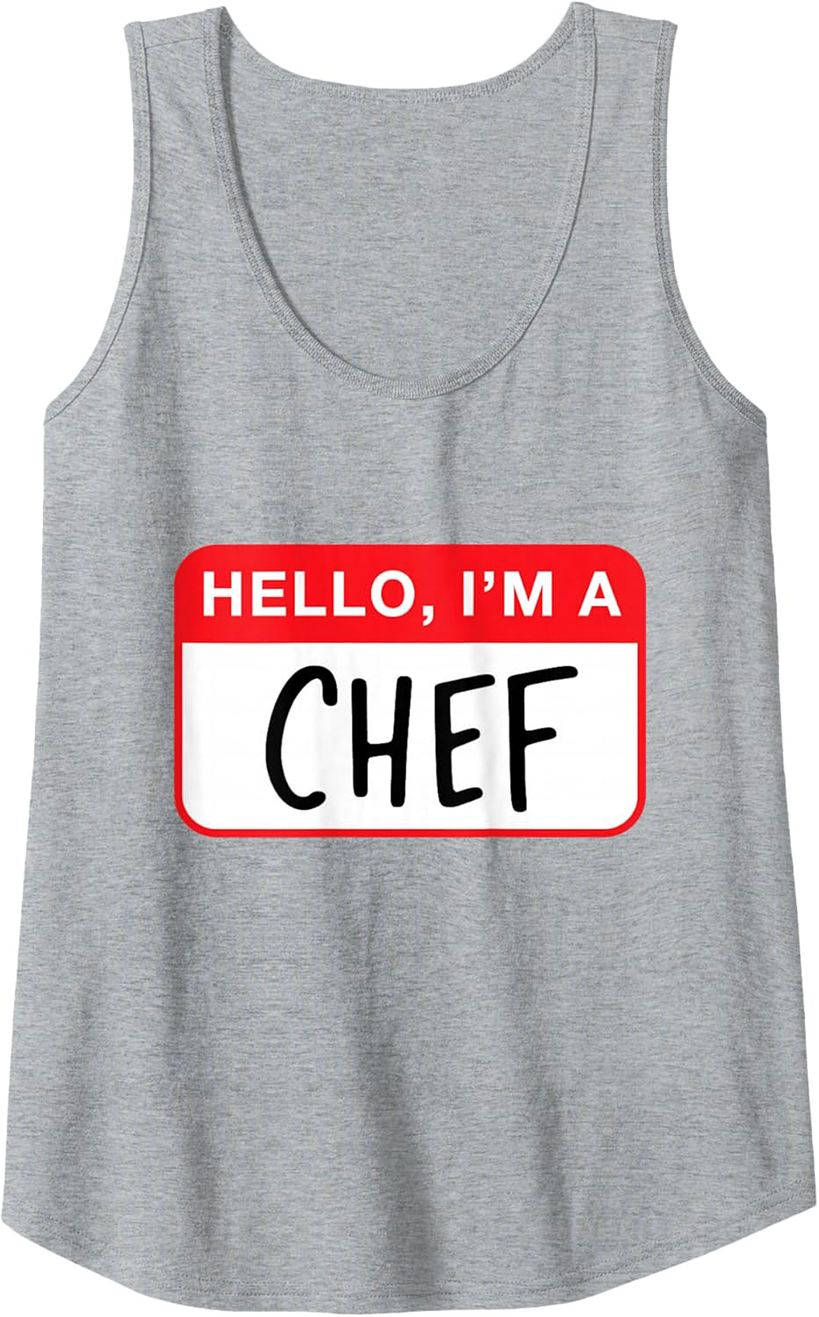 Chef Tank Top Funny Culinary Sleeveless Shirt Gift
