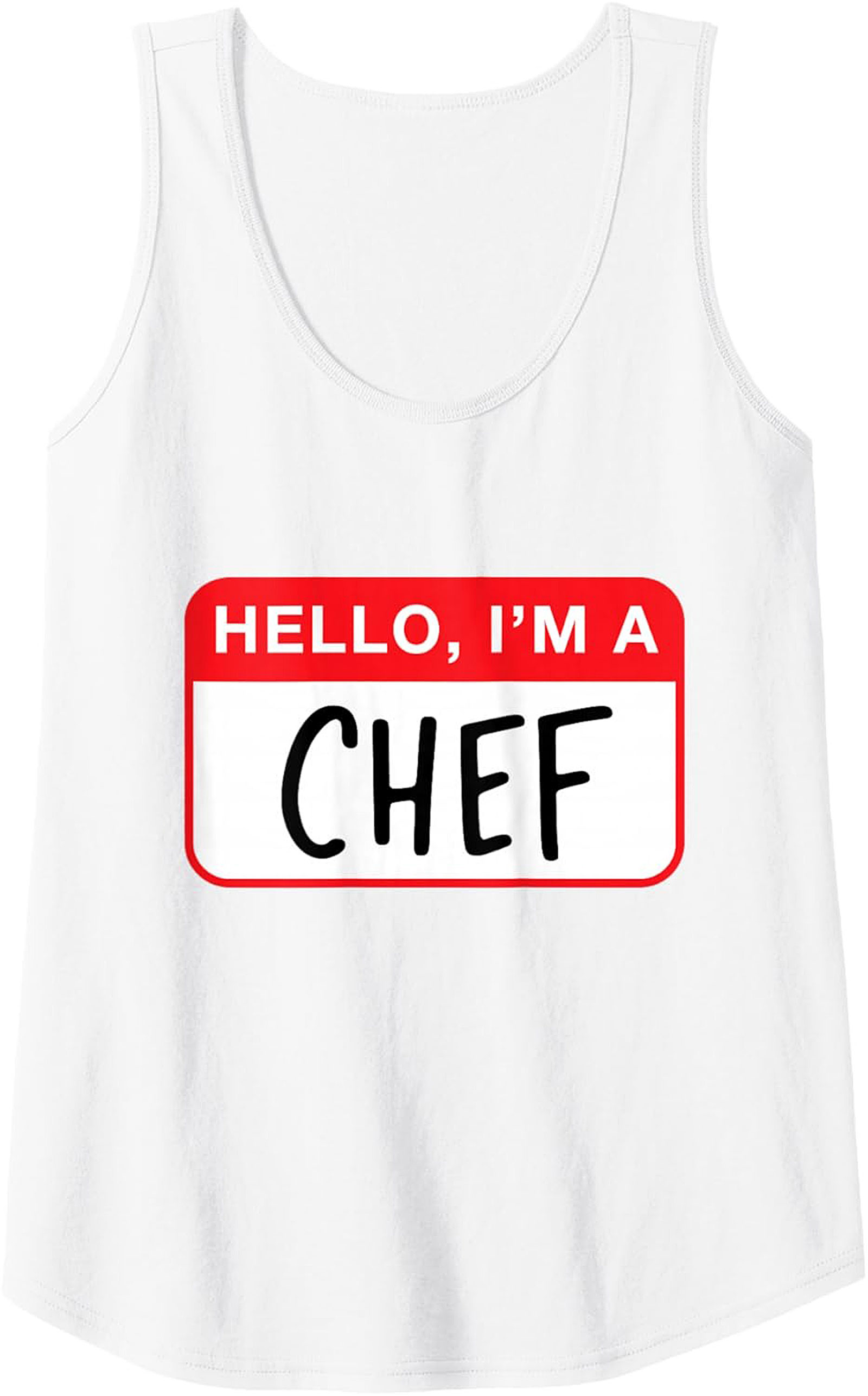 Chef Tank Top Funny Culinary Sleeveless Shirt Gift