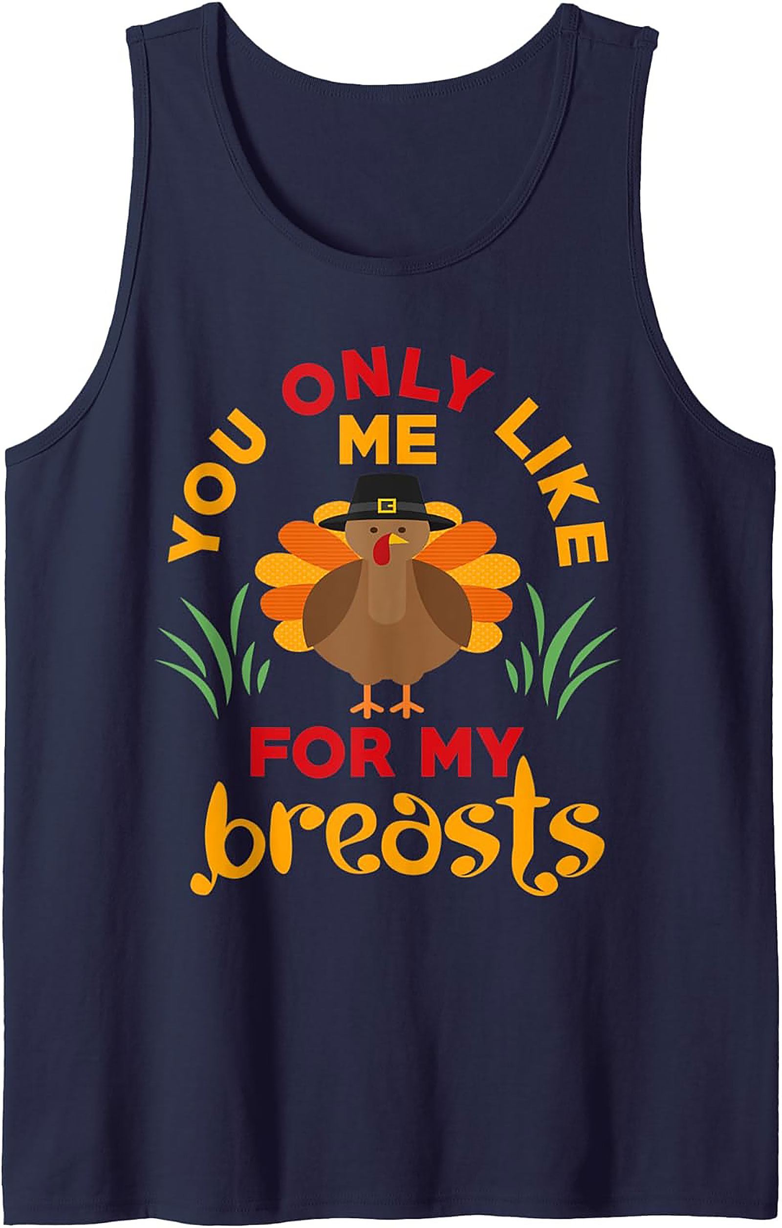 Funny Turkey Tank Top | Thanksgiving Sleeveless Shirt Gift