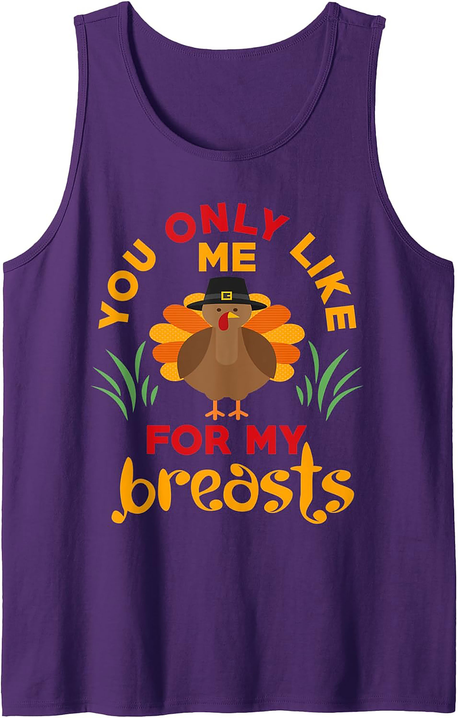 Funny Turkey Tank Top | Thanksgiving Sleeveless Shirt Gift