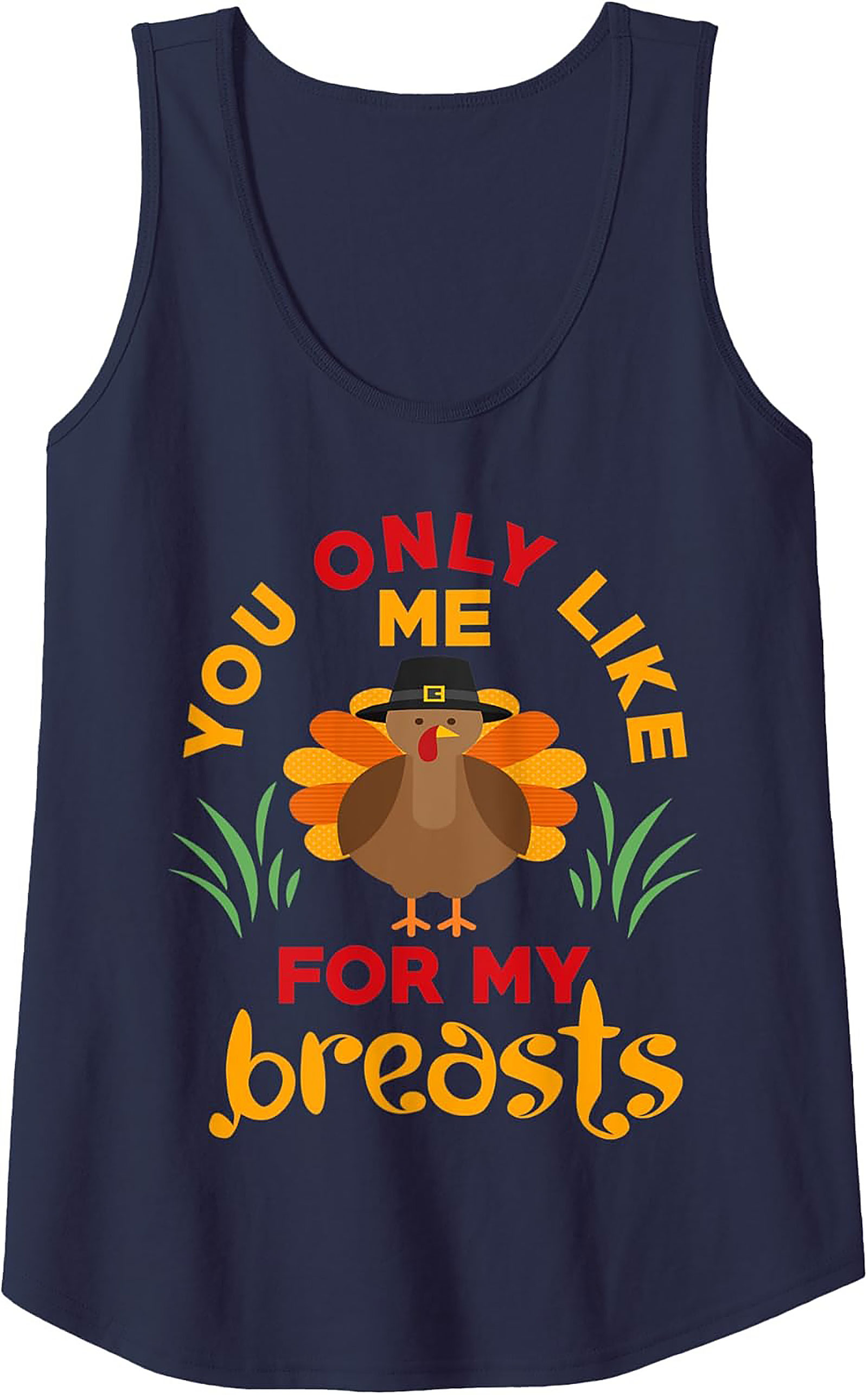 Funny Turkey Tank Top | Thanksgiving Sleeveless Shirt Gift