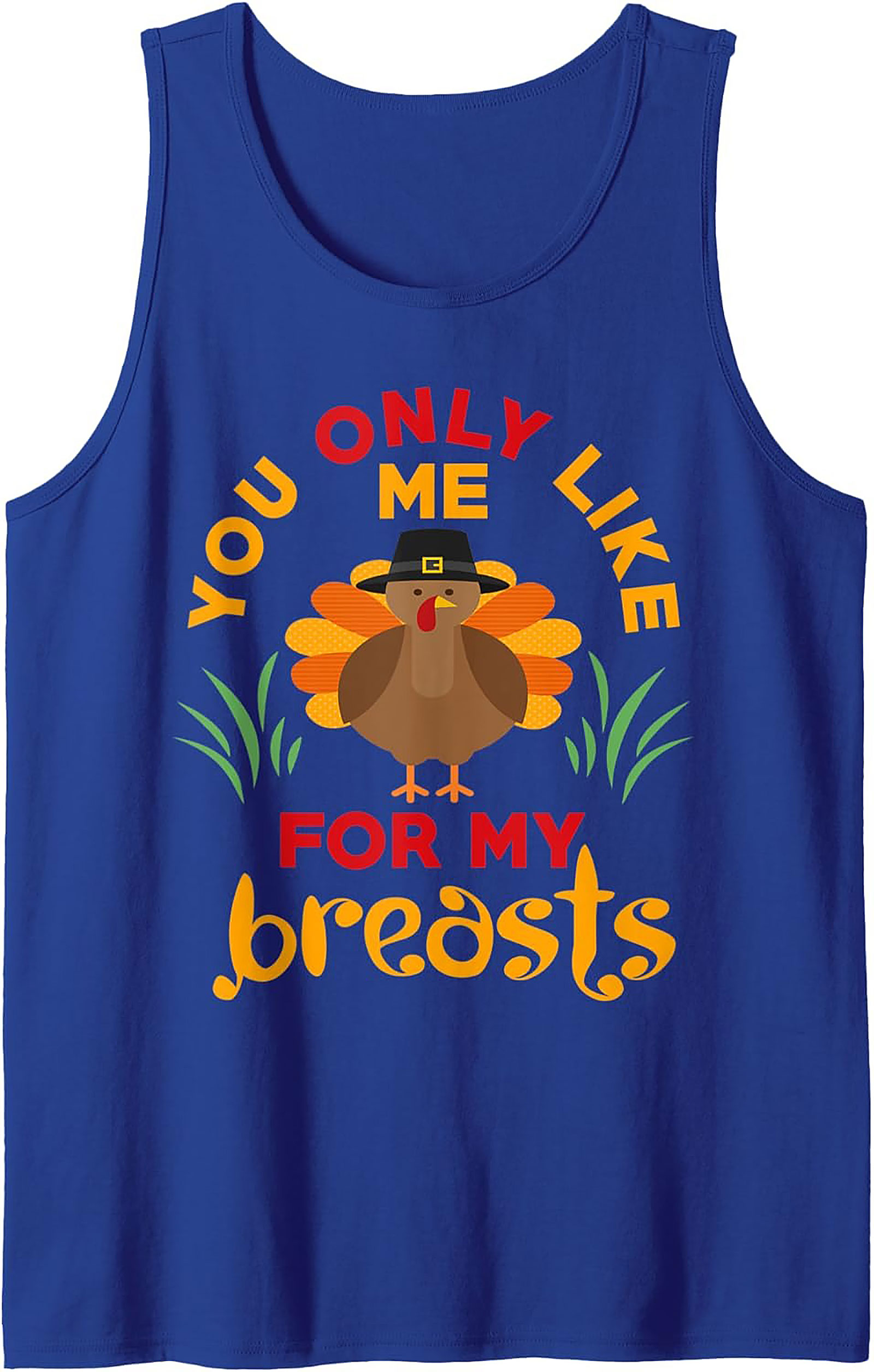 Funny Turkey Tank Top | Thanksgiving Sleeveless Shirt Gift