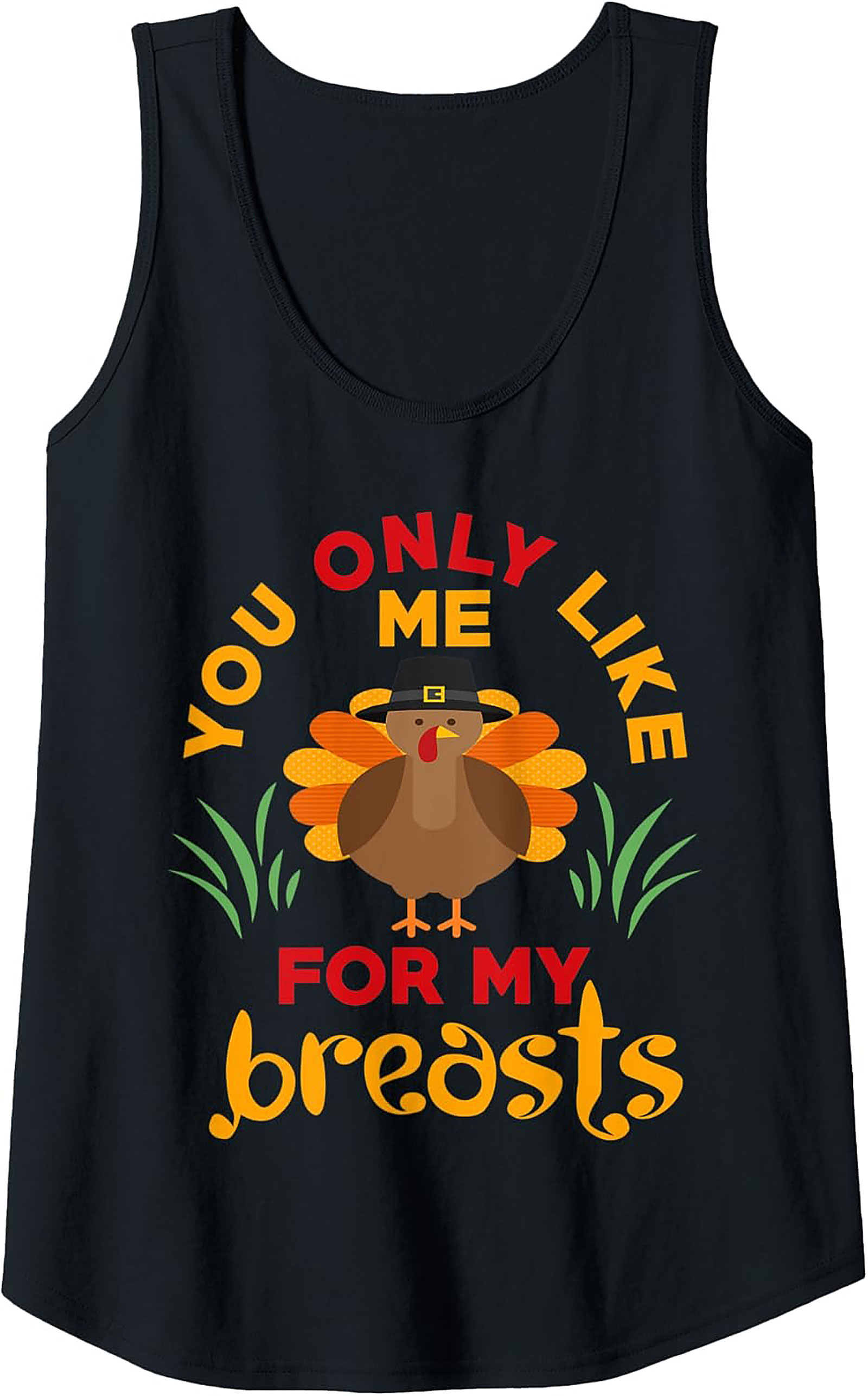 Funny Turkey Tank Top | Thanksgiving Sleeveless Shirt Gift