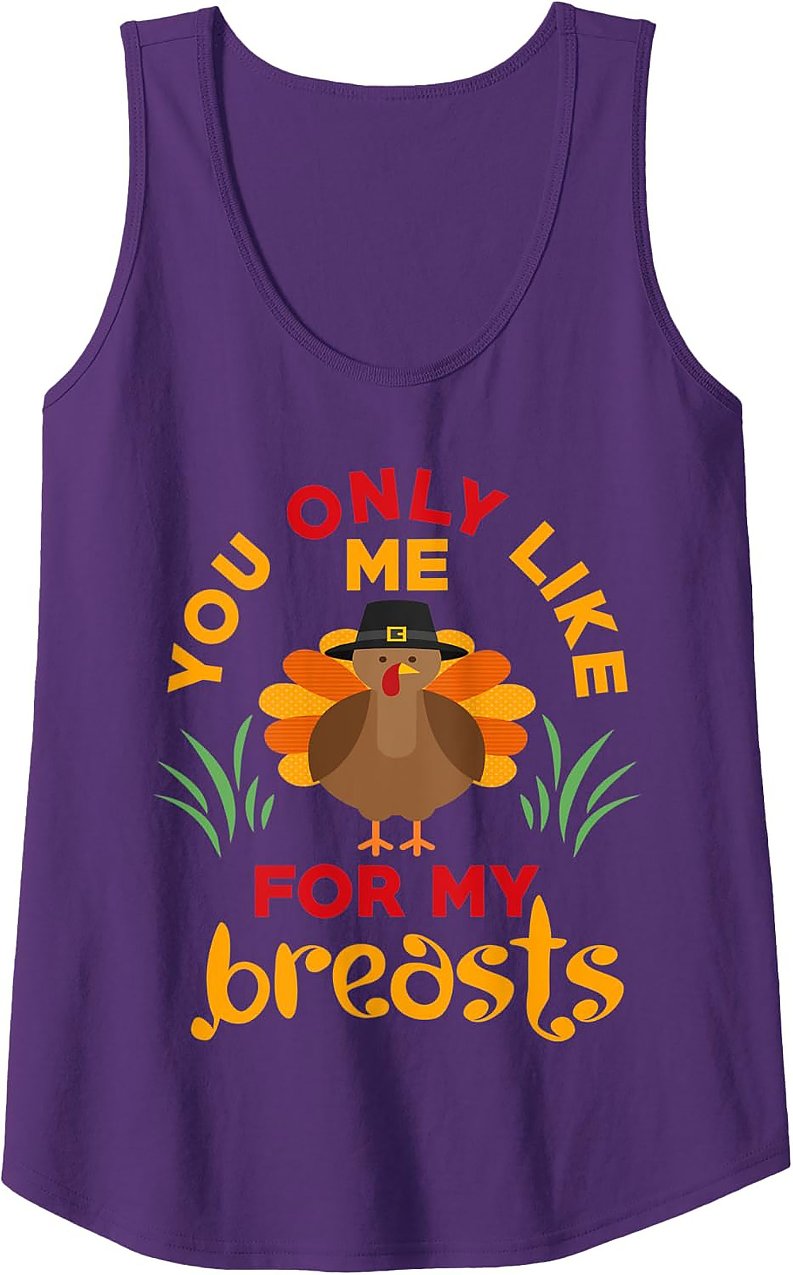 Funny Turkey Tank Top | Thanksgiving Sleeveless Shirt Gift