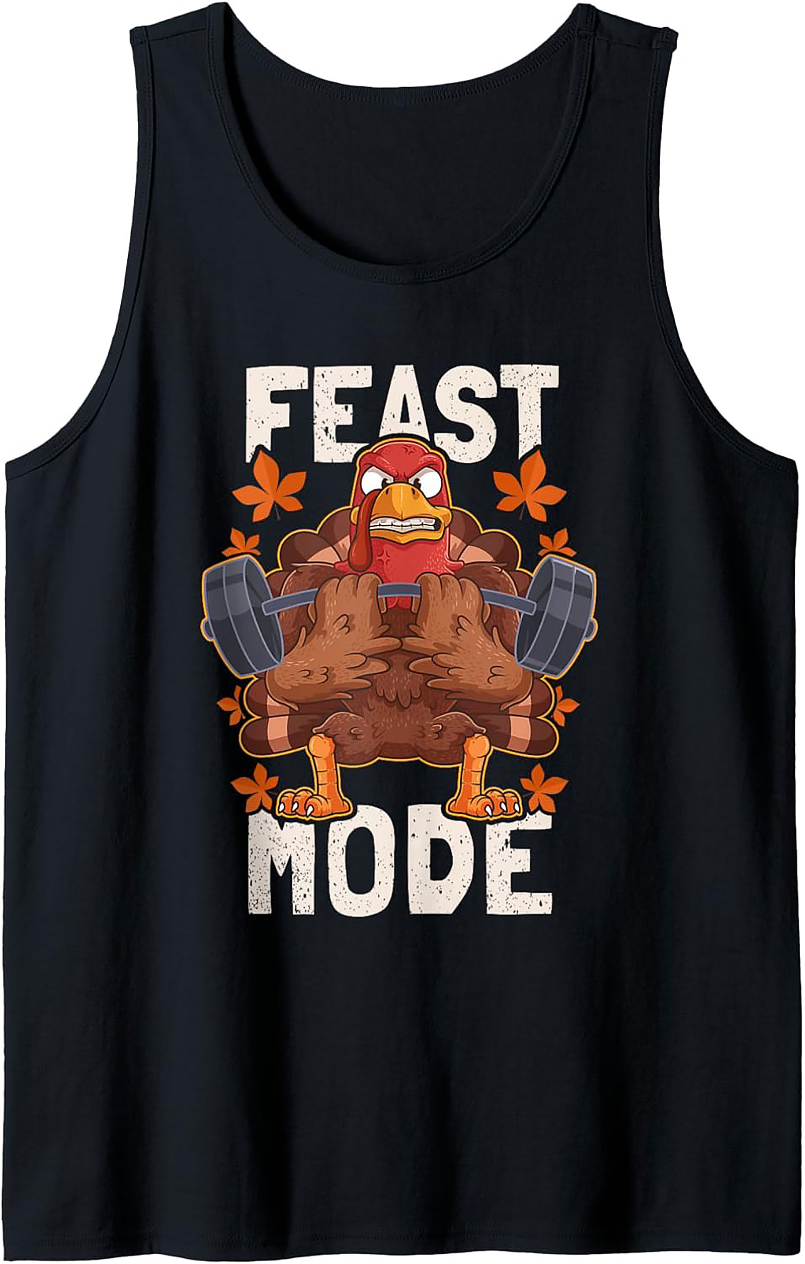 Feast Mode Turkey Tank Top | Thanksgiving Gym Wear Gift
