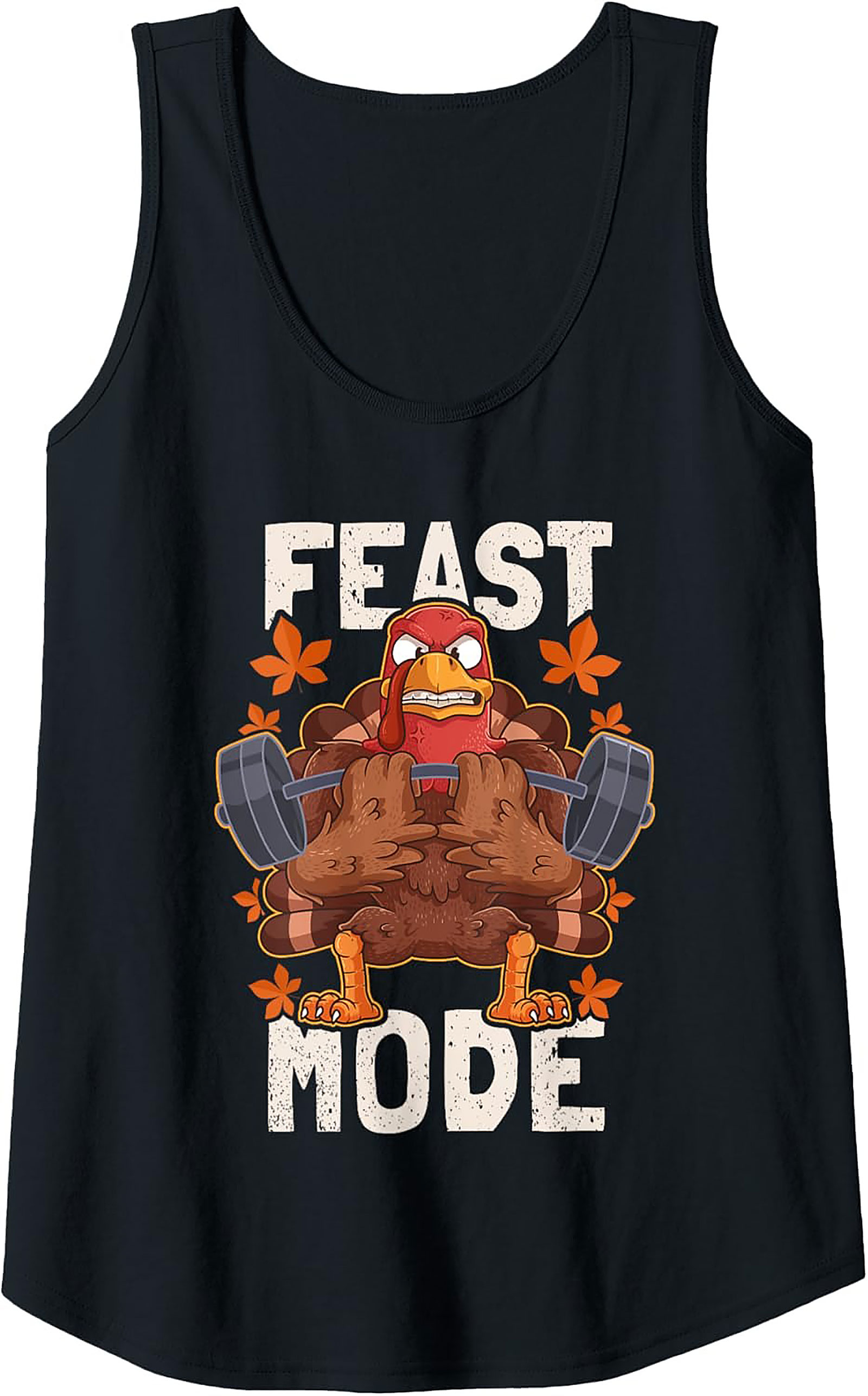 Feast Mode Turkey Tank Top | Thanksgiving Gym Wear Gift