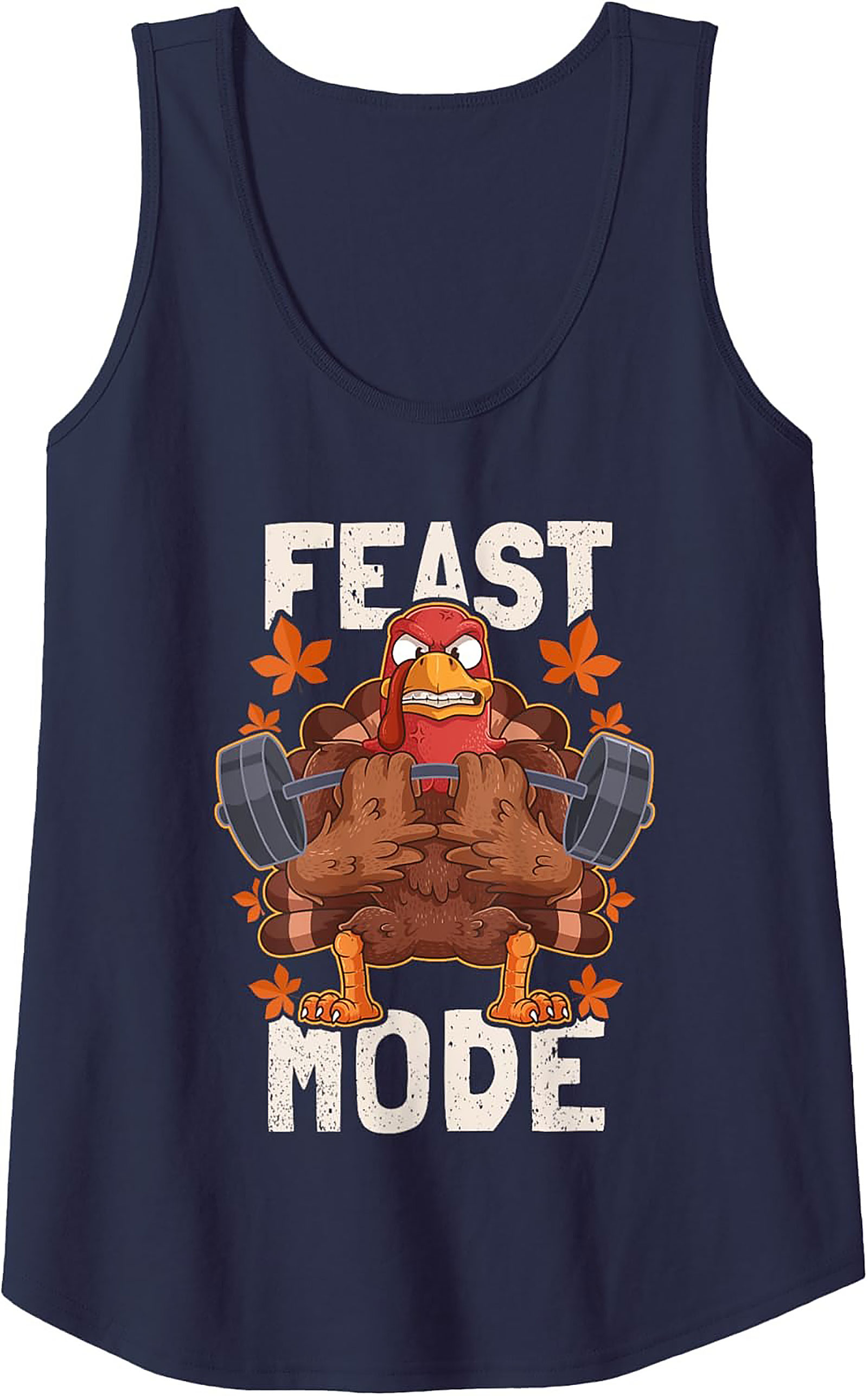 Feast Mode Turkey Tank Top | Thanksgiving Gym Wear Gift
