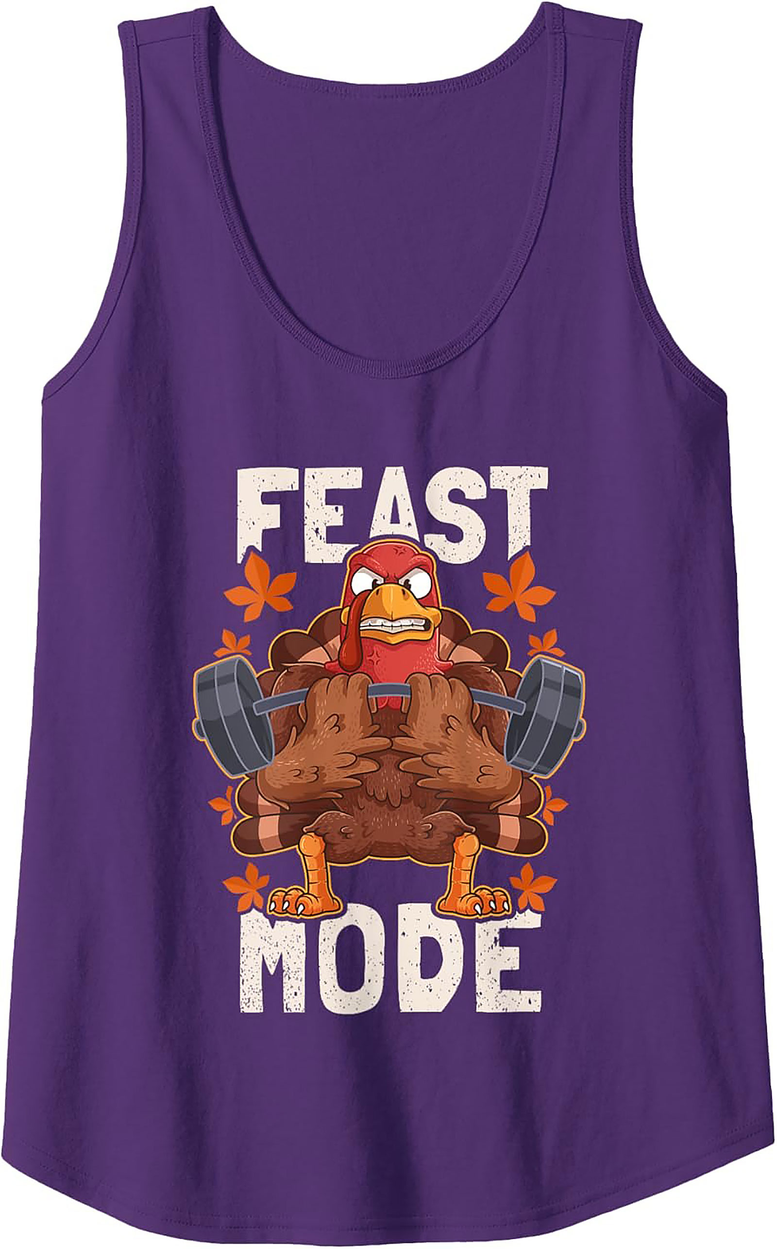 Feast Mode Turkey Tank Top | Thanksgiving Gym Wear Gift