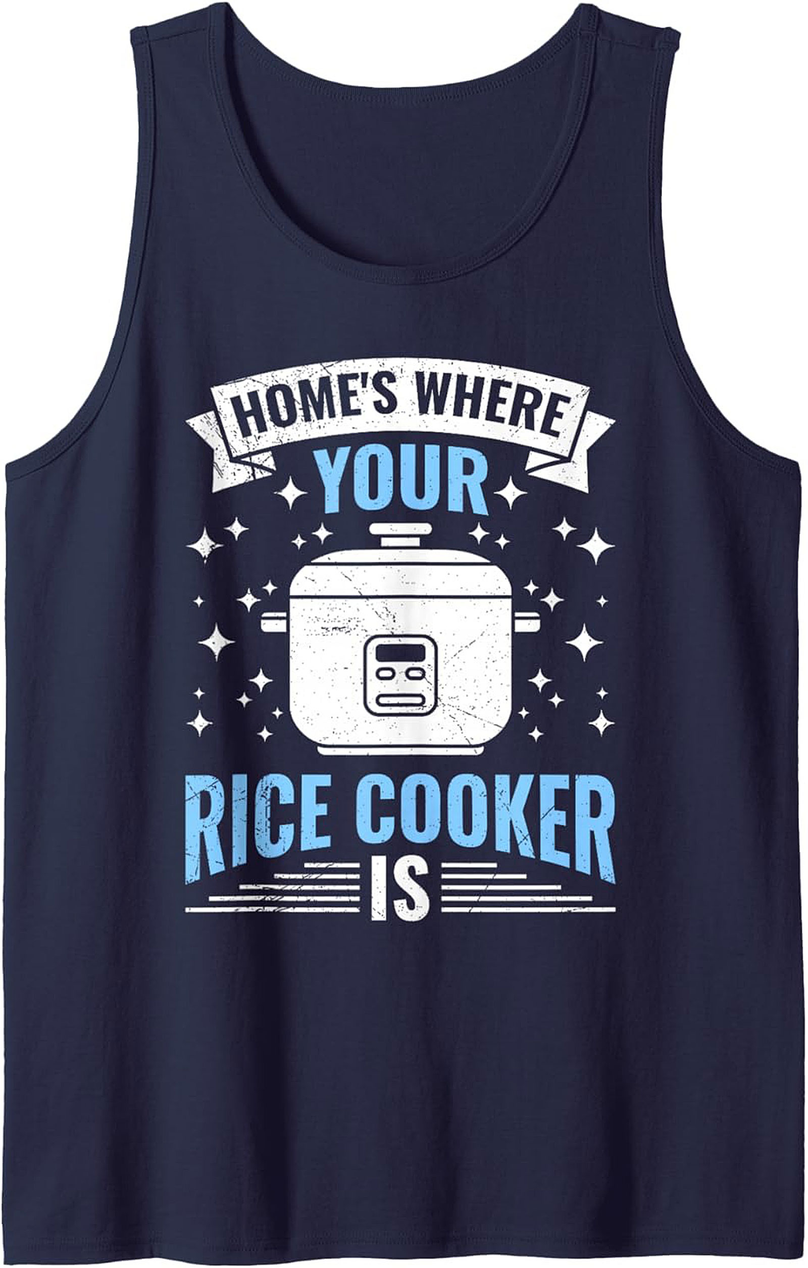 Funny Rice Cooker Tank Top Kitchen Humor Sleeveless Shirt