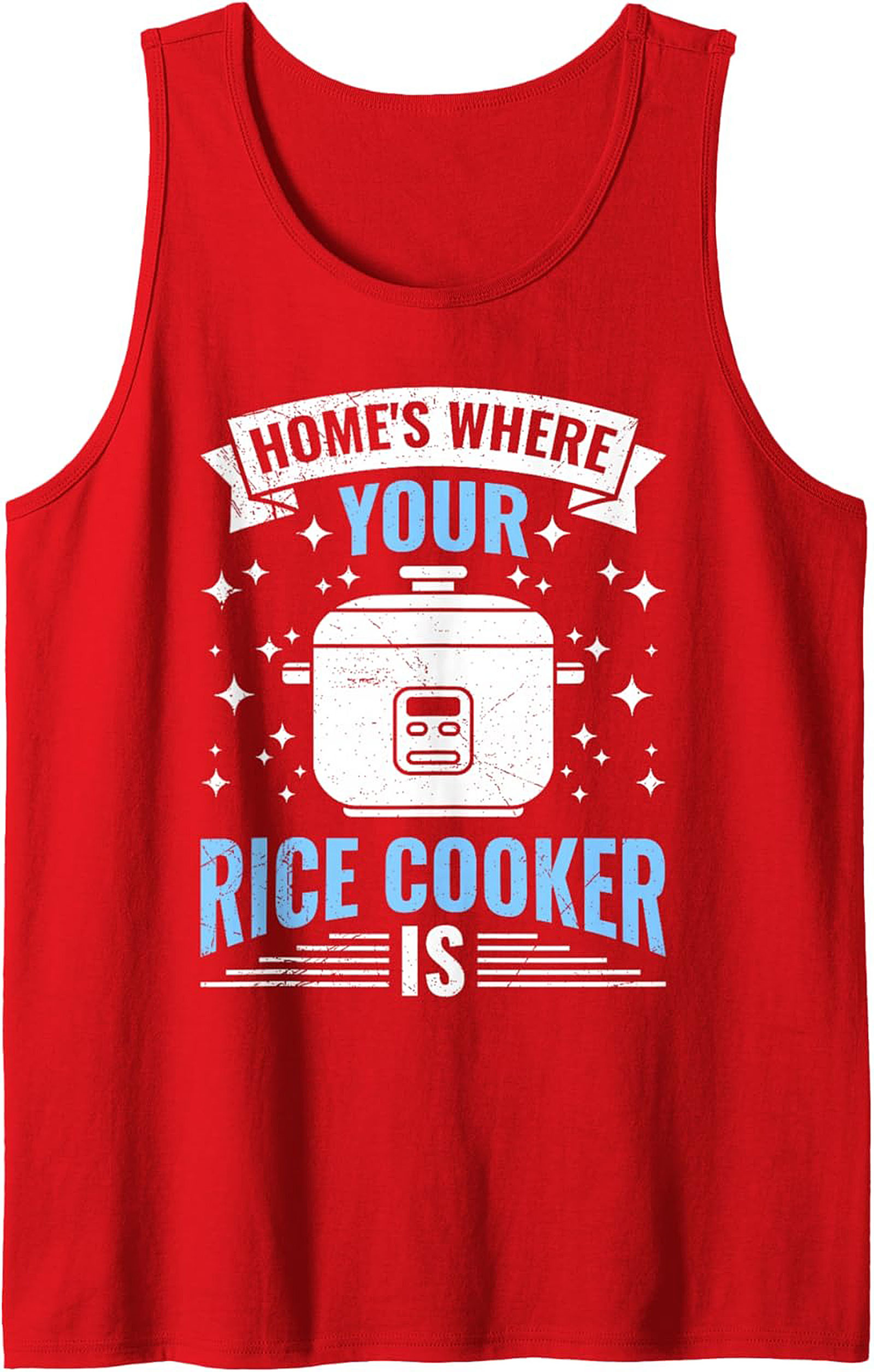 Funny Rice Cooker Tank Top Kitchen Humor Sleeveless Shirt