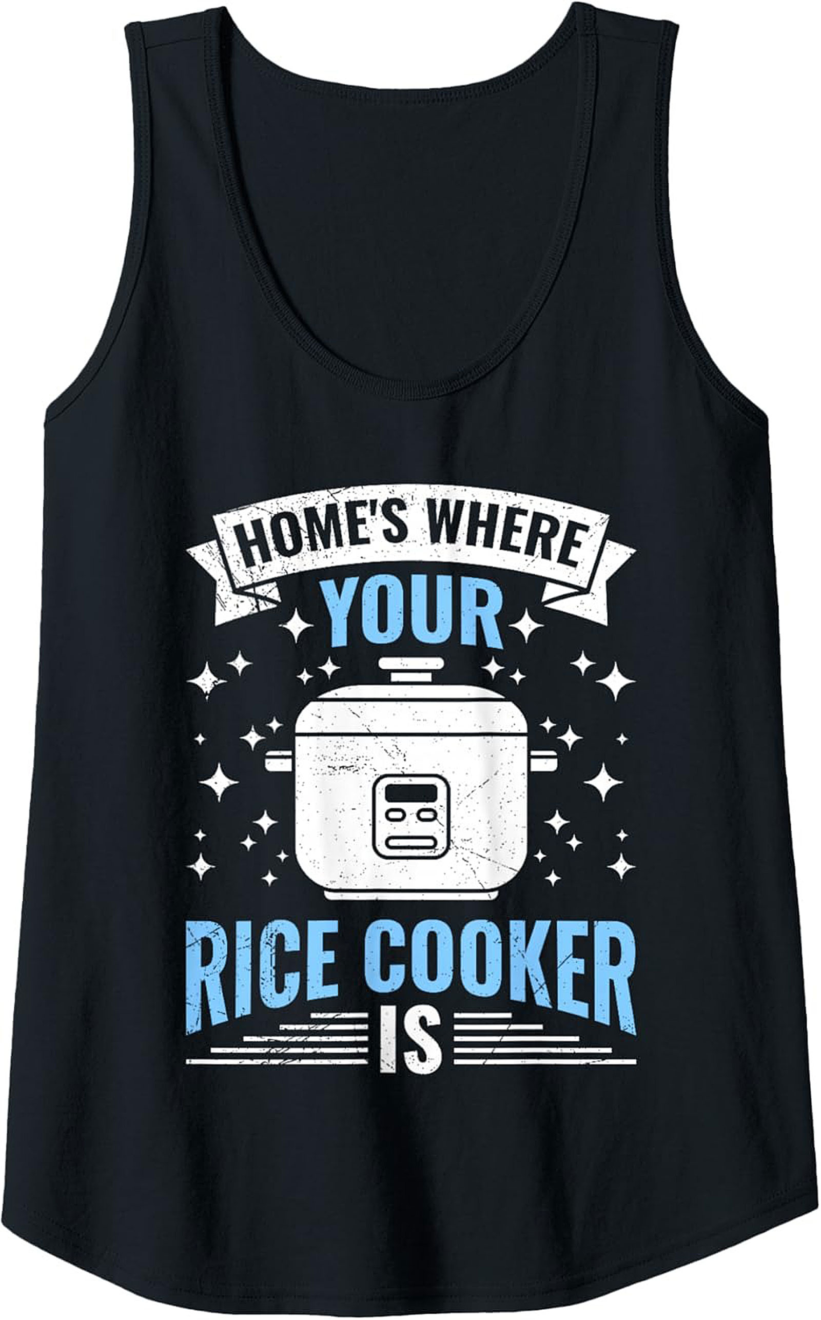 Funny Rice Cooker Tank Top Kitchen Humor Sleeveless Shirt