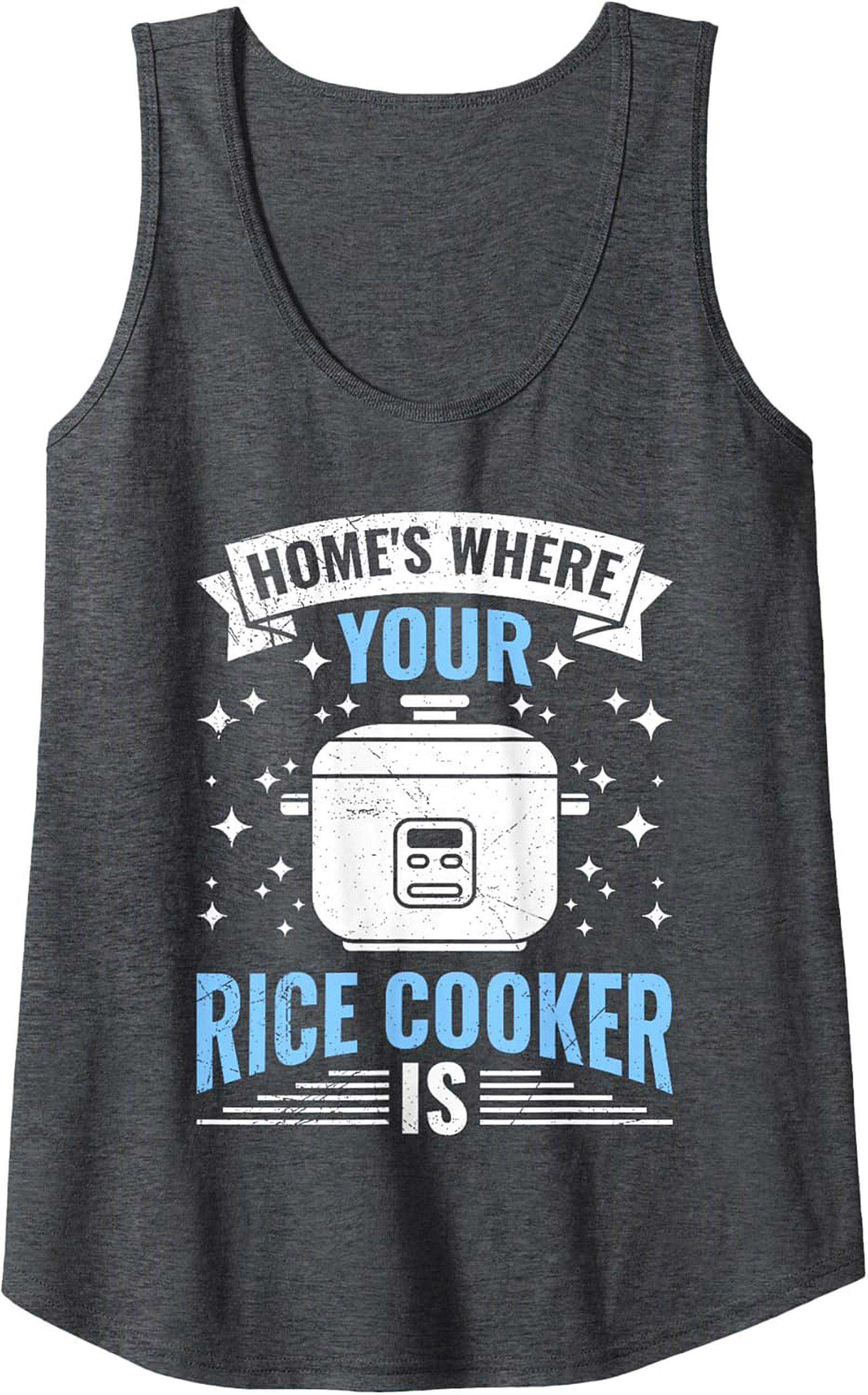 Funny Rice Cooker Tank Top Kitchen Humor Sleeveless Shirt