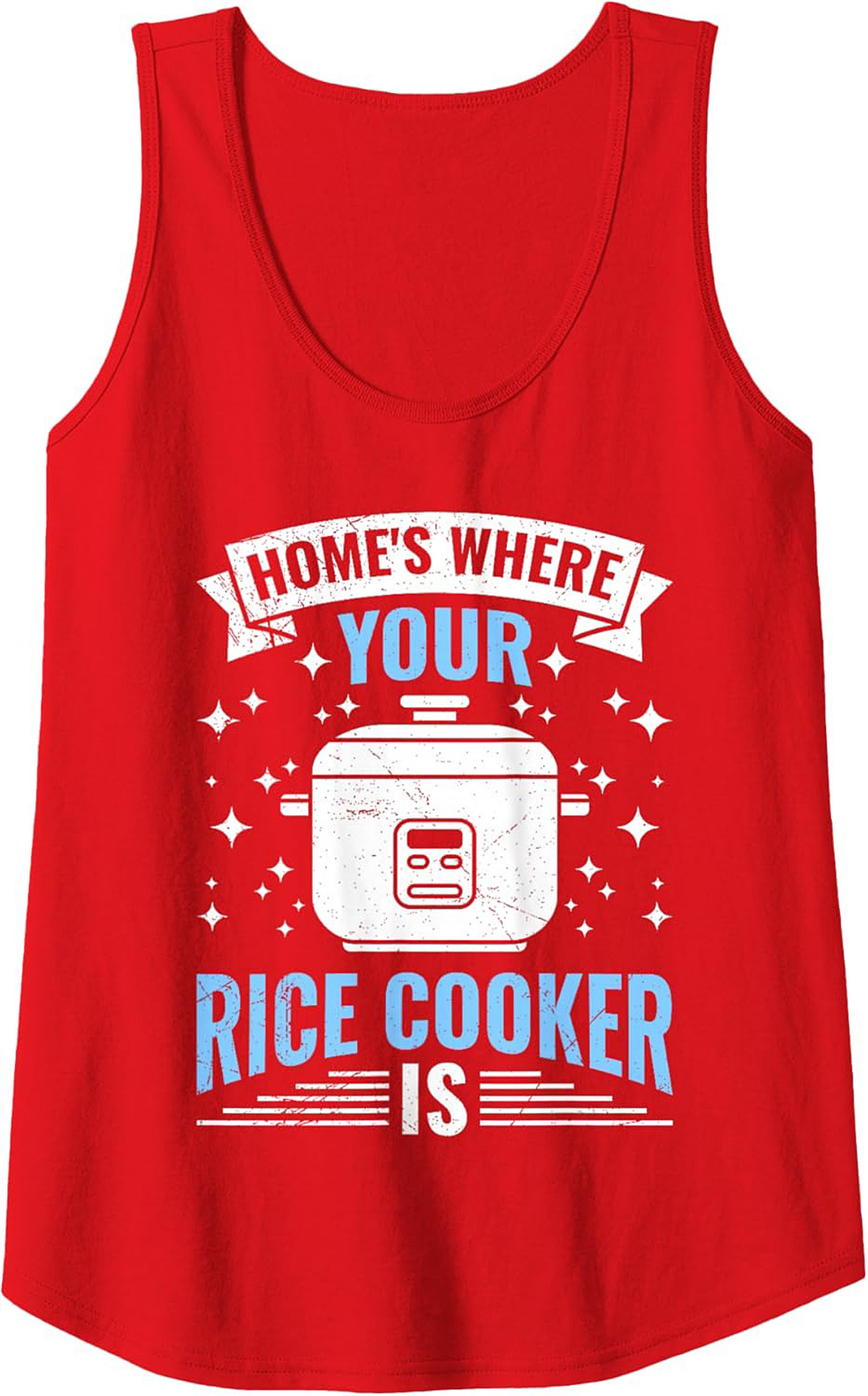 Funny Rice Cooker Tank Top Kitchen Humor Sleeveless Shirt