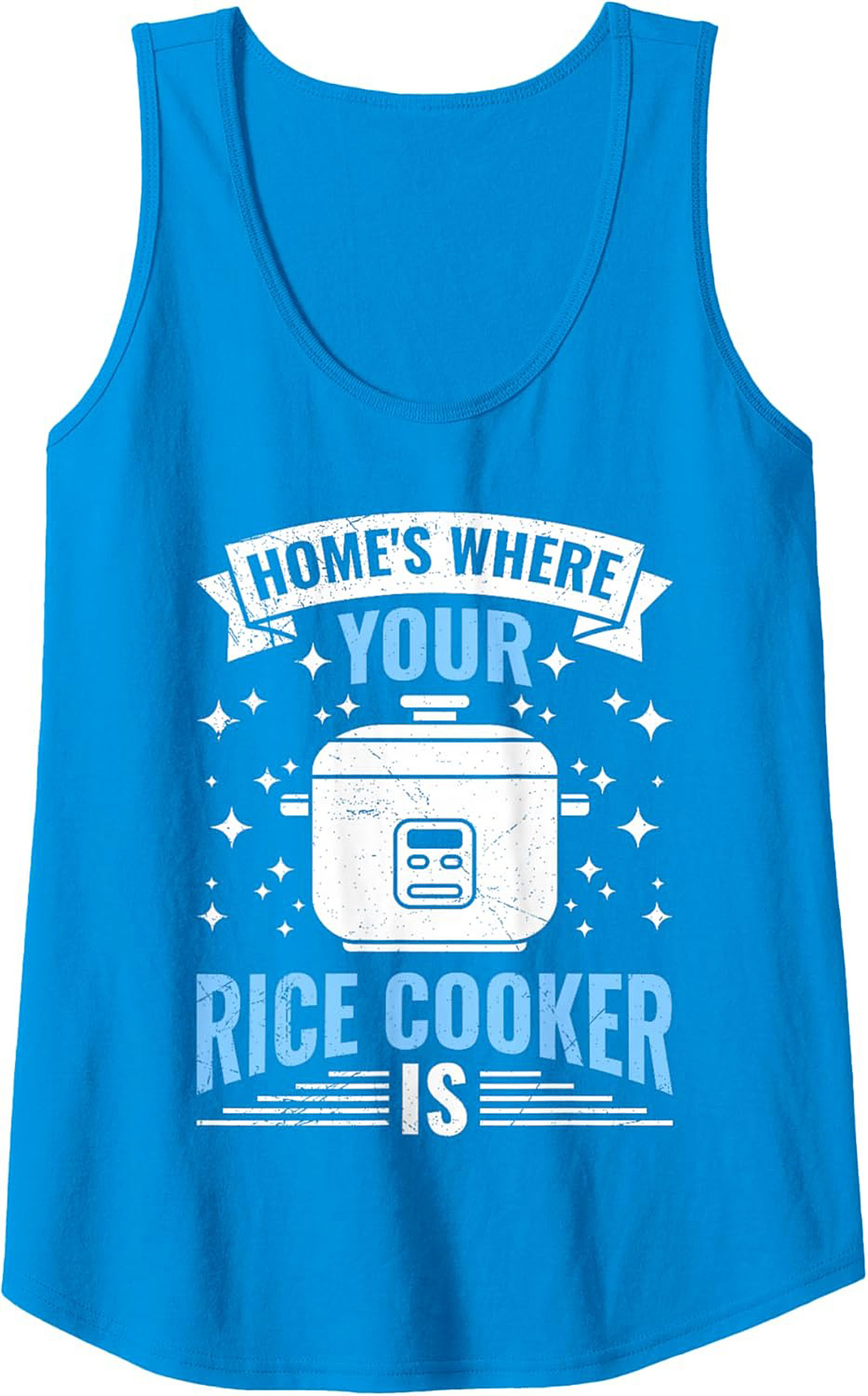 Funny Rice Cooker Tank Top Kitchen Humor Sleeveless Shirt