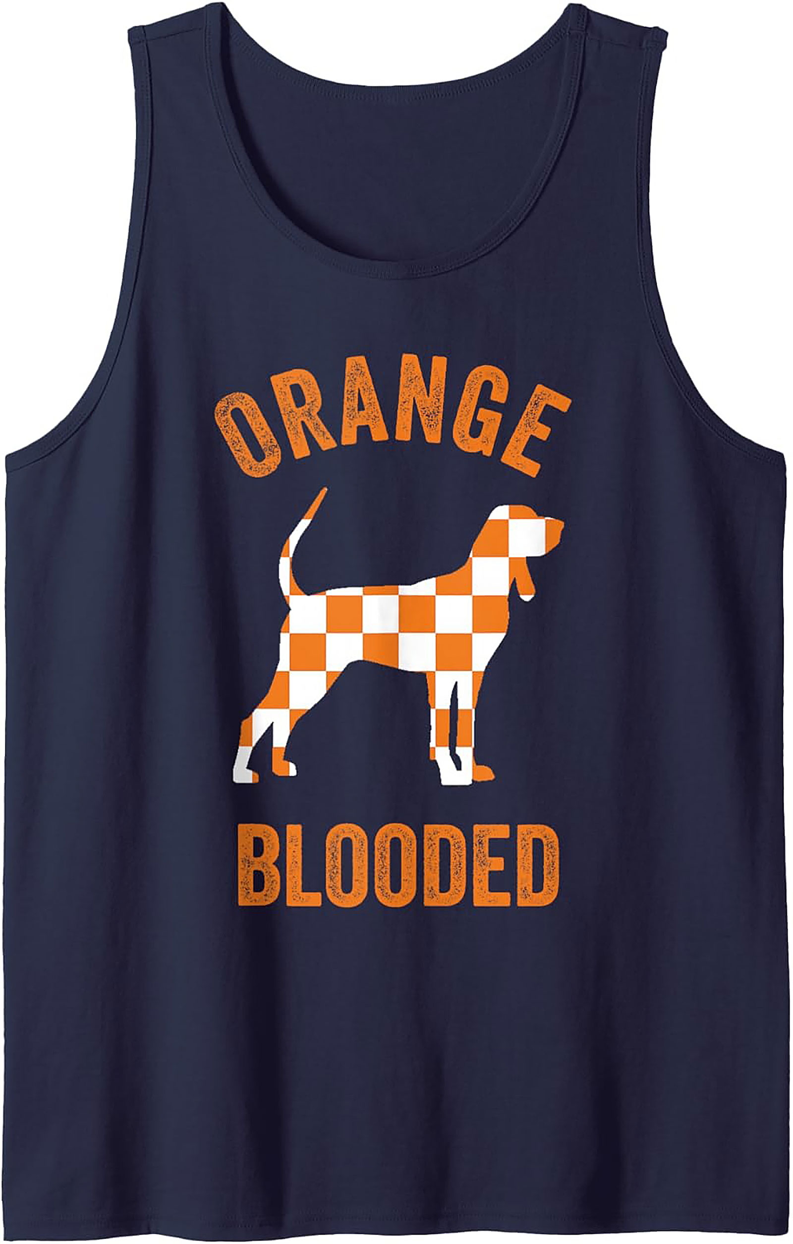 Tennessee Orange Blooded Dog Graphic Tank Top Game Day