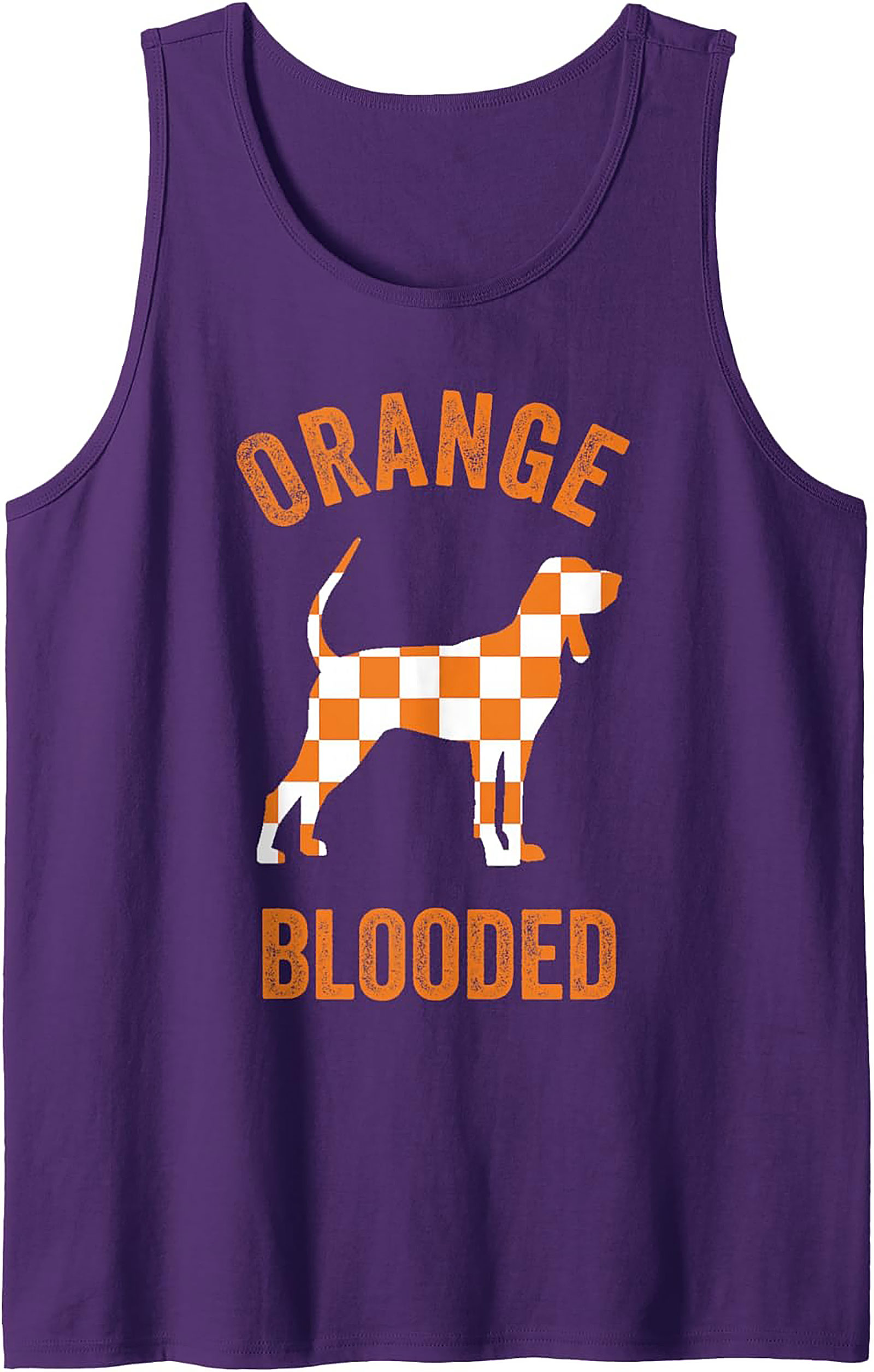 Tennessee Orange Blooded Dog Graphic Tank Top Game Day