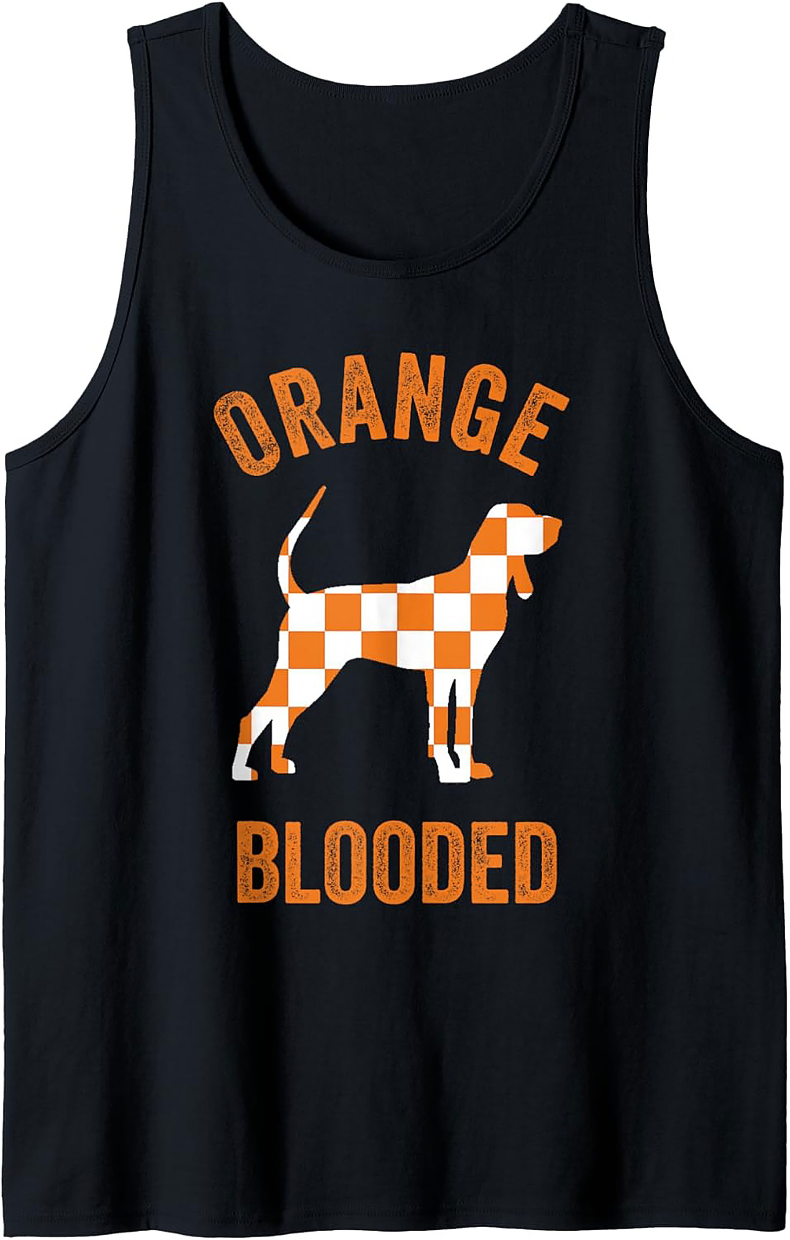 Tennessee Orange Blooded Dog Graphic Tank Top Game Day
