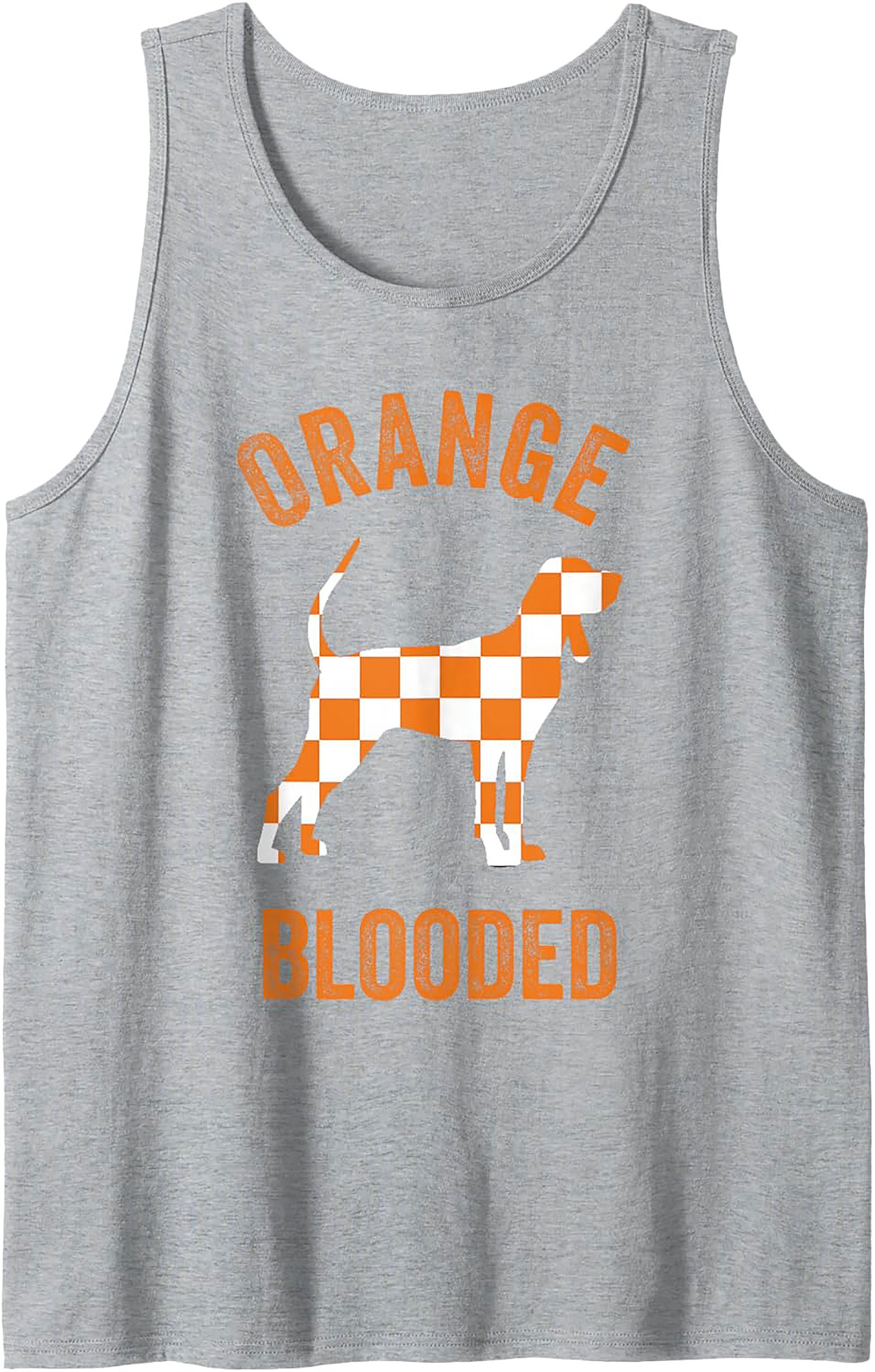 Tennessee Orange Blooded Dog Graphic Tank Top Game Day