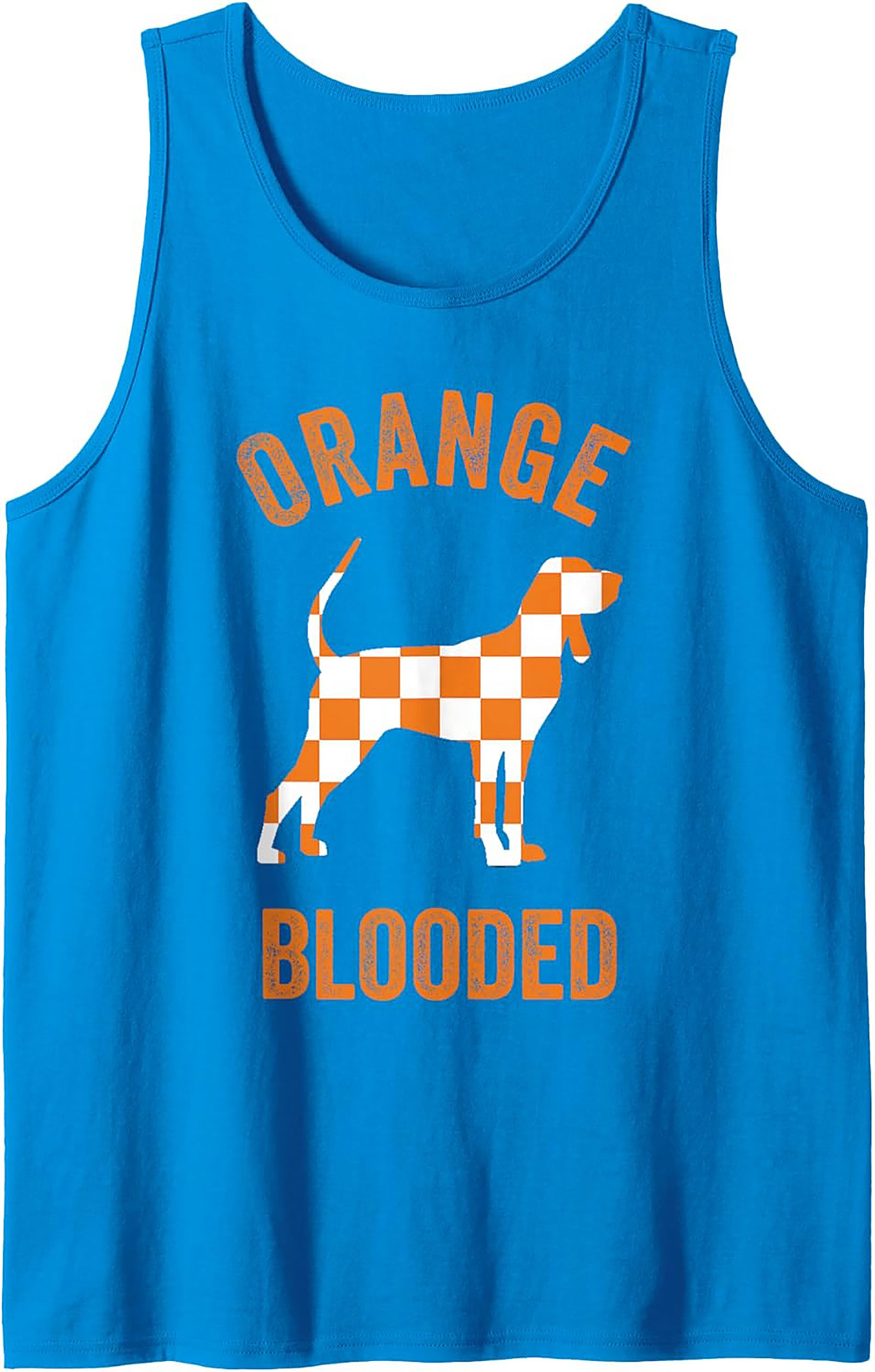 Tennessee Orange Blooded Dog Graphic Tank Top Game Day