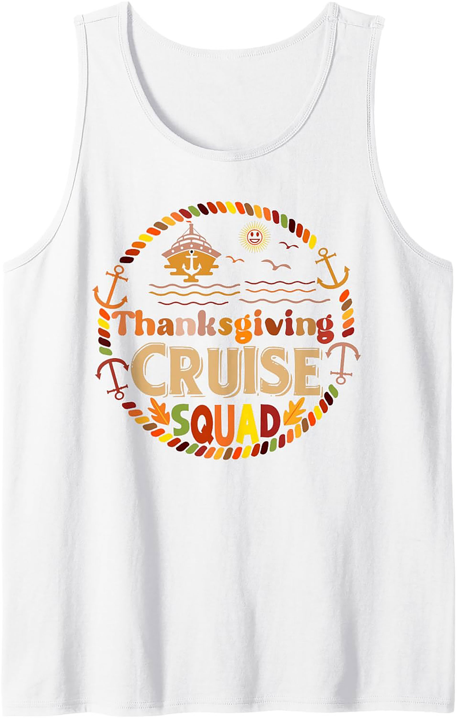 Thanksgiving Cruise Squad Graphic Tank Top | Unisex Fit